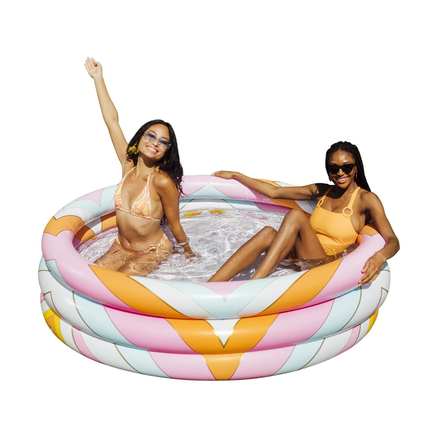 Piscine à jouets Kiddie gonflable officielle de FUNBOY & Barbie - multicolore