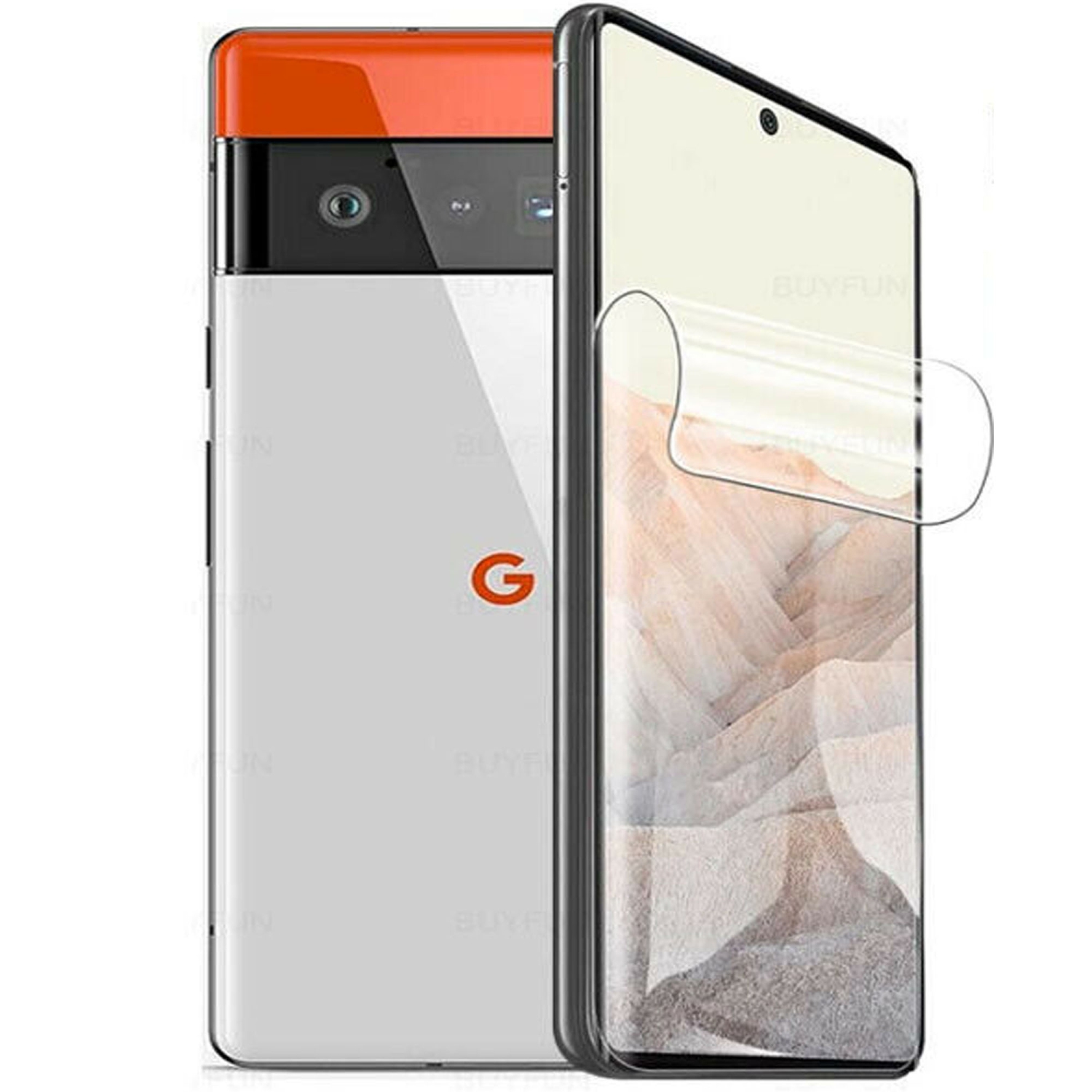 [2 PACK] Google Pixel 7 Hydrogel Plastic Screen Protector Film Guard - Case Friendly
