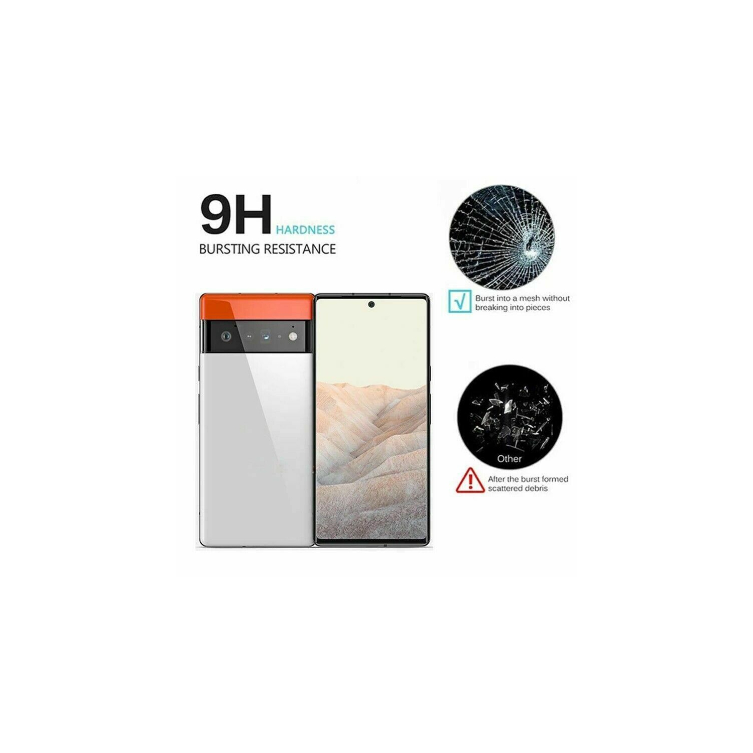 [SuperShield] Protecteur d'écran en verre trempé entièrement incurvé compatible avec les étuis pour Pixel 7 Pro de Google 3D 2022