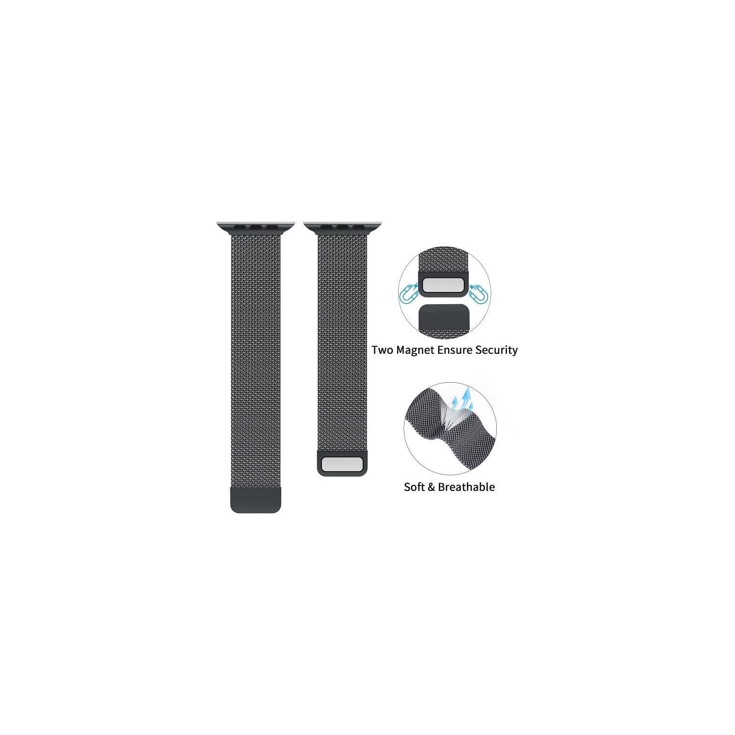 Apple Watch 42/44/45mm Sport Band - Black