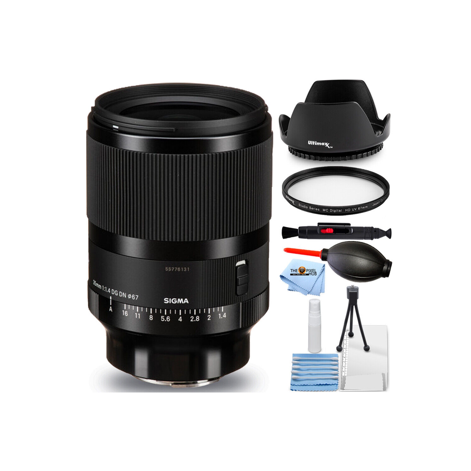 Sigma 35mm f/1.4 DG DN Art Lens for Sony E 303965 - 7PC Accessory Bundle
