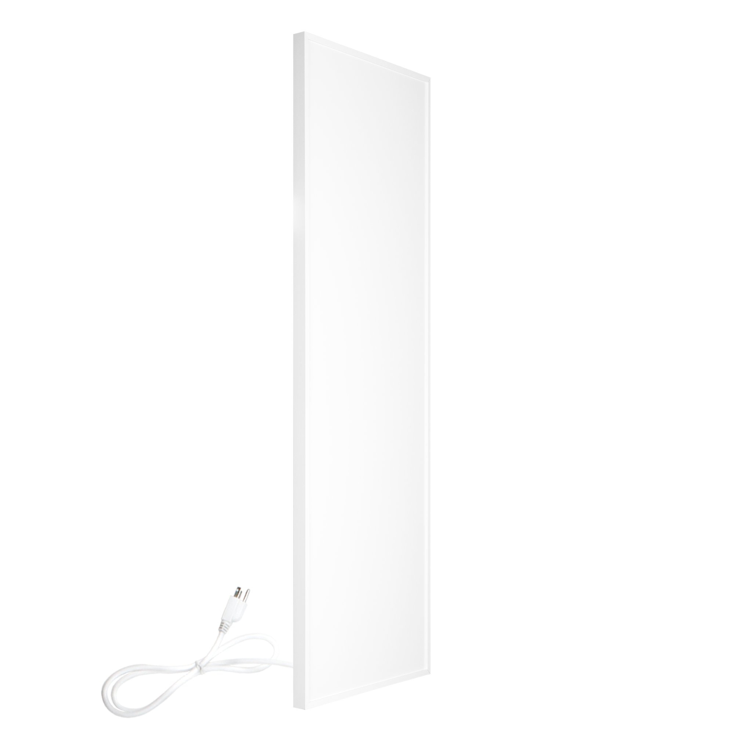 Warmlyours – radiateur à panneau radiant Ember Flex blanc, enfichable ou câblé 300 W, 35 x 12 po