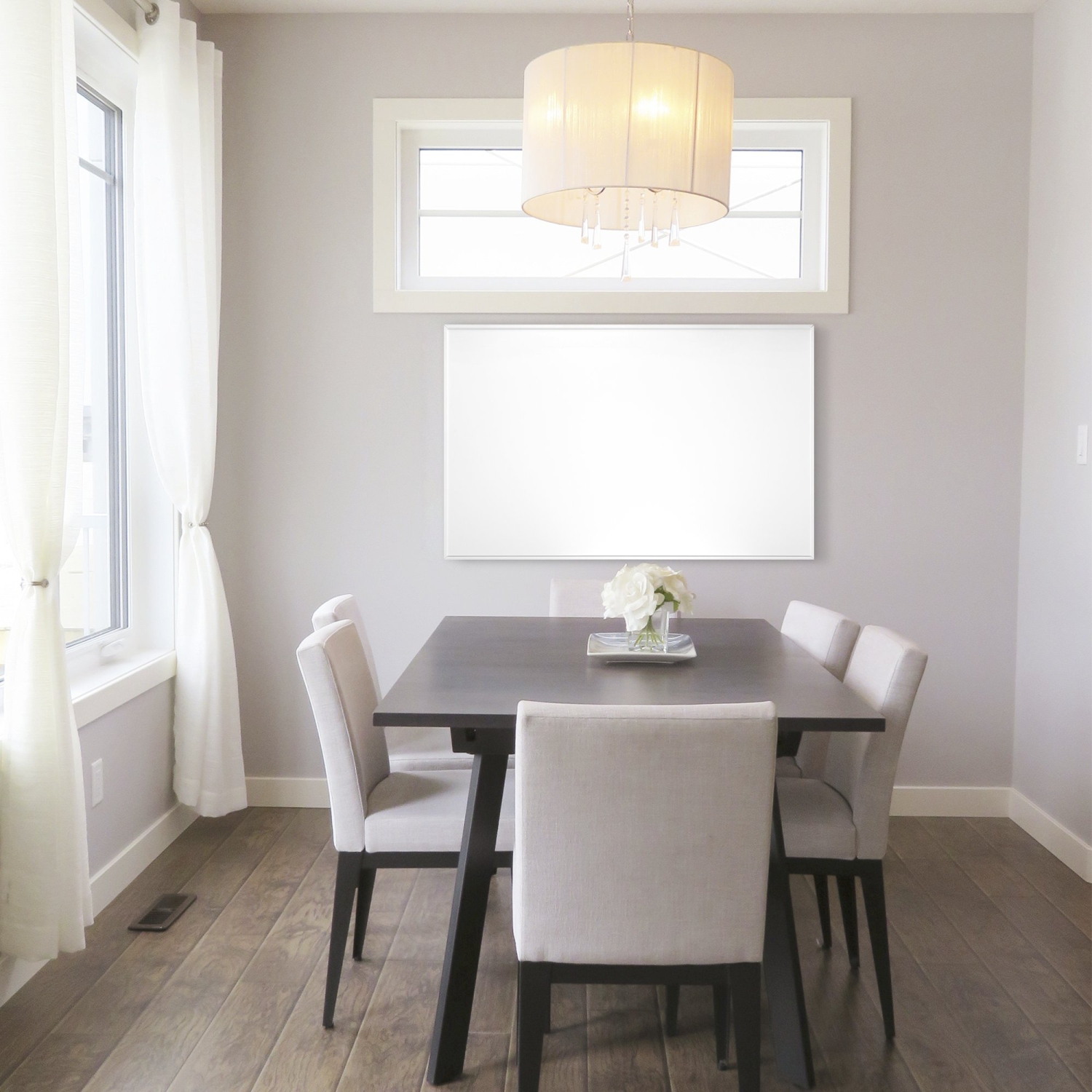 Warmlyours – radiateur à panneau radiant Ember Flex, blanc, enfichable ou câblé, 500 W, 35 x 24 po