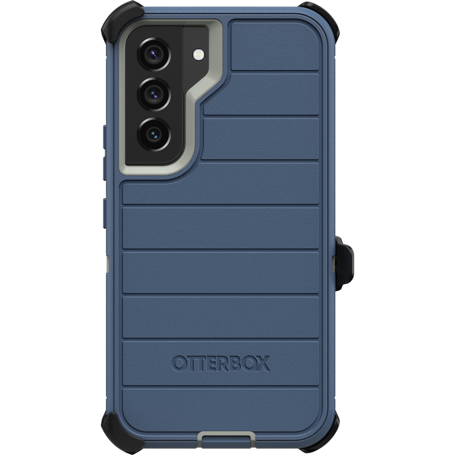 OtterBox Defender Case & Belt Clip/Stand for Samsung Galaxy S22, Fort Blue