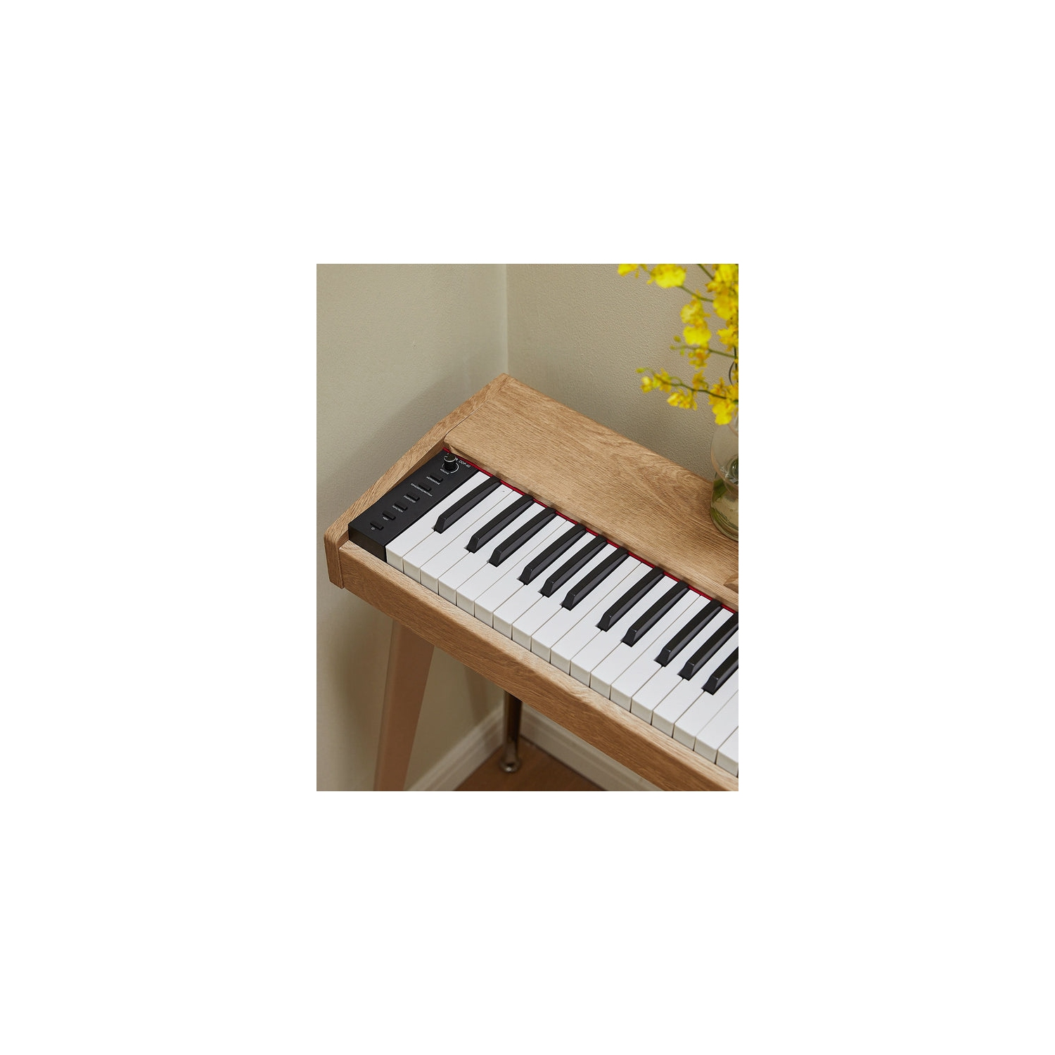 Donner DDP-60 88-Key Semi-Weighted Wooden Upright Digital Piano with 3-Pedal for Beginner