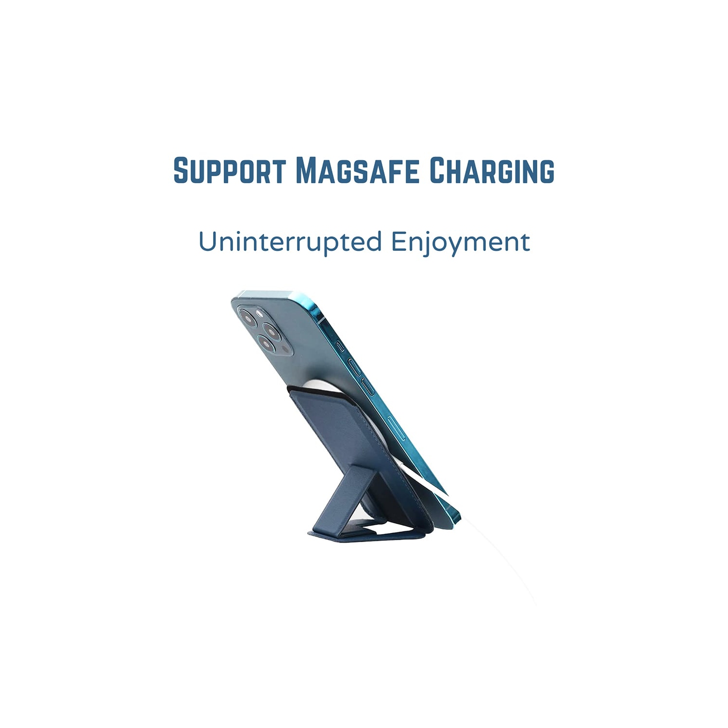 MagSafe Wallet with Stand Phone Card Holder Leather Cover Case Magnetic for iPhone 14 13 12 Pro Max Magsafe Back with Kickstand