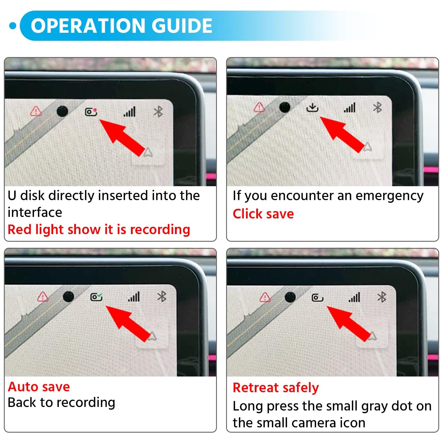 Dashcam Flash Drive for Tesla Model Y/3/S/X Sentry Mode Pre-Configured, Fast, SLC USB Drive for Tesla Model 3/S/X/Y - 32 GB