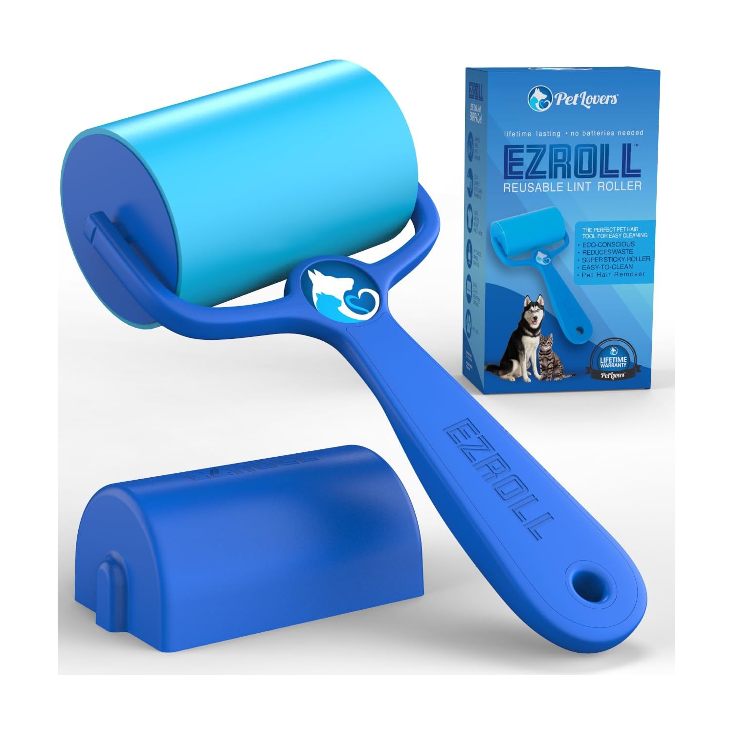 Reusable Lint Roller – Washable & Long-Lasting Pet Hair, Dust, and Lint Remover for Clothes, Furniture & Cars – Eco-Friendly & Ultra Sticky