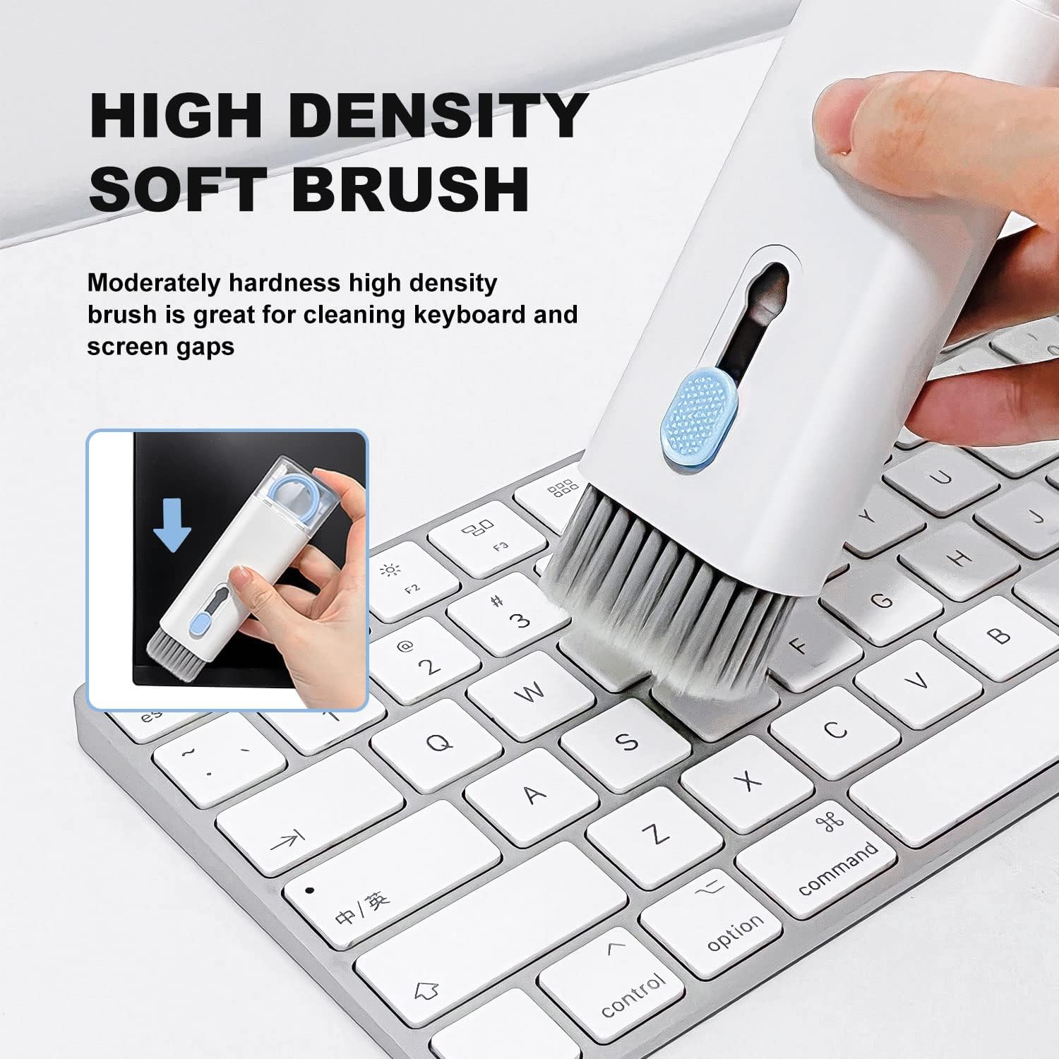 7 in 1 Electronic Cleaner Kit, Keyboard Cleaner Kit, Cleaning Pen for Airpods Pro, Multifunctional Cleaning Kits Fit for Keyboards, Cell Phones,