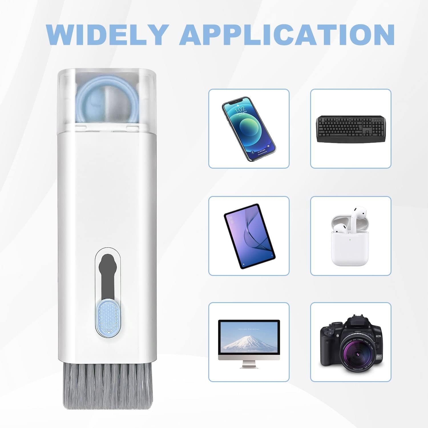 7 in 1 Electronic Cleaner Kit, Keyboard Cleaner Kit, Cleaning Pen for Airpods Pro, Multifunctional Cleaning Kits Fit for Keyboards, Cell Phones,