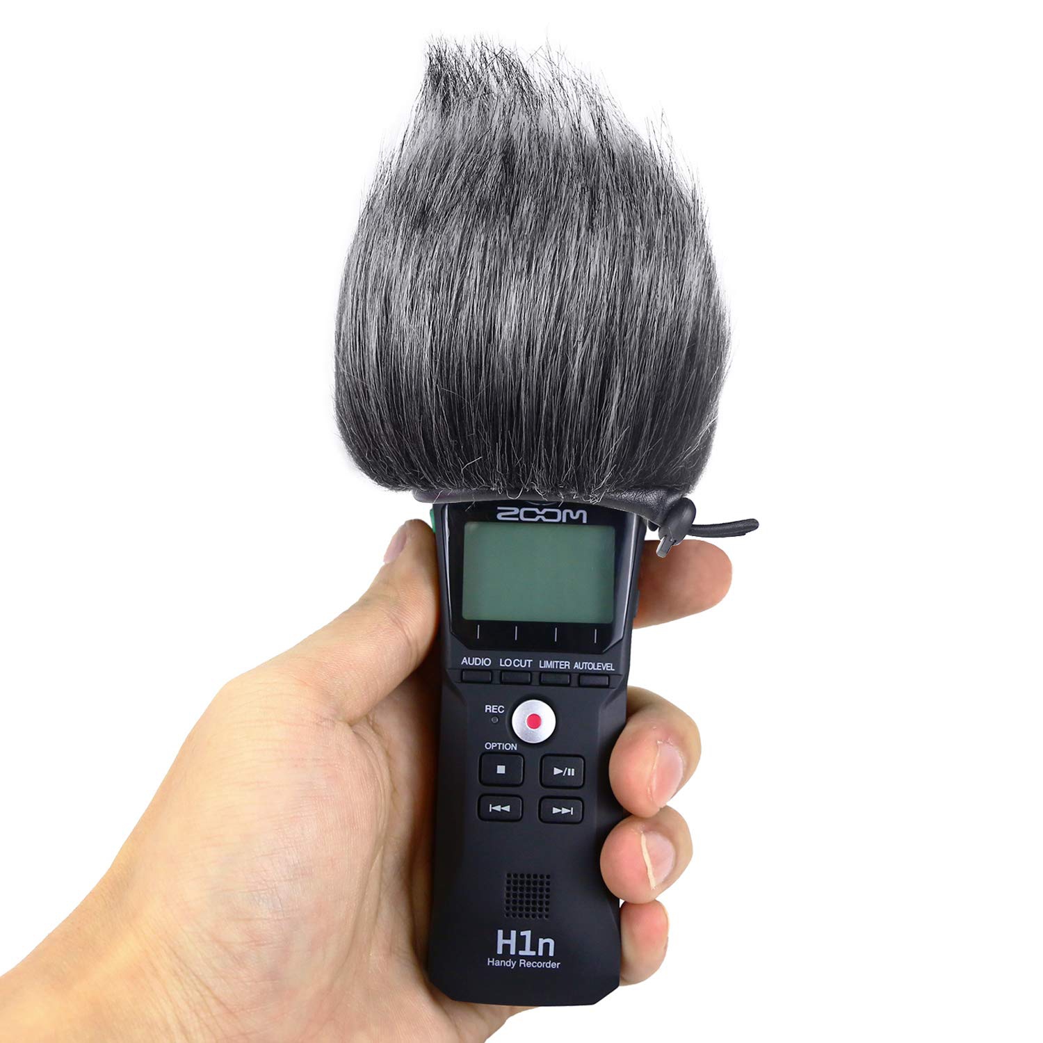 Filtre anti-souffle en mousse et pare-vent à fourrure pour enregistreur Handy H1n et H1 de Zoom, ensemble de 2 pare-vent en mousse pour l'extérieur