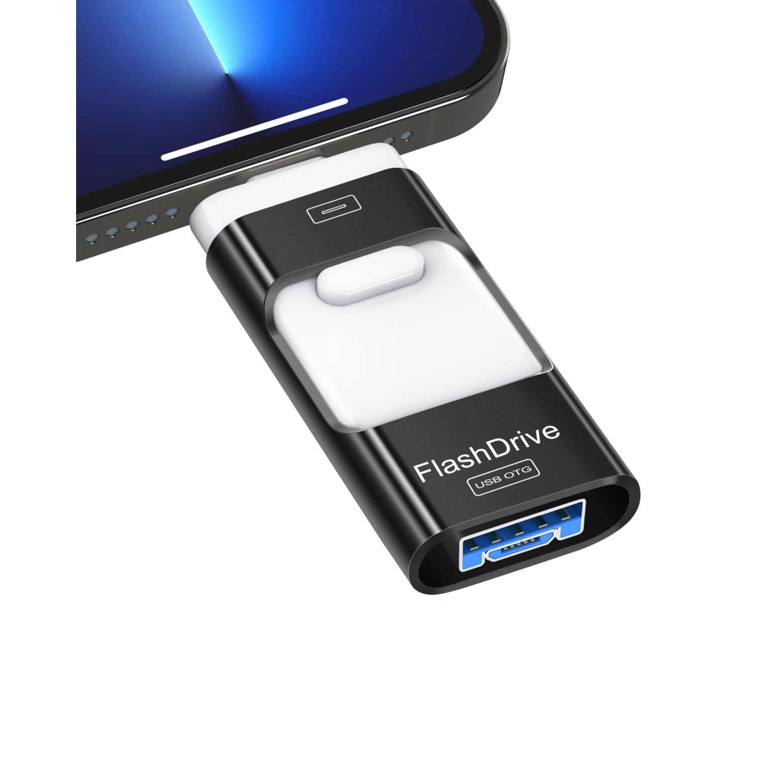 Clé USB de 256GB Go, clé de stockage de données externe pour clé USB compatible avec les téléphones, les tablettes, les appareils Android, les PC et