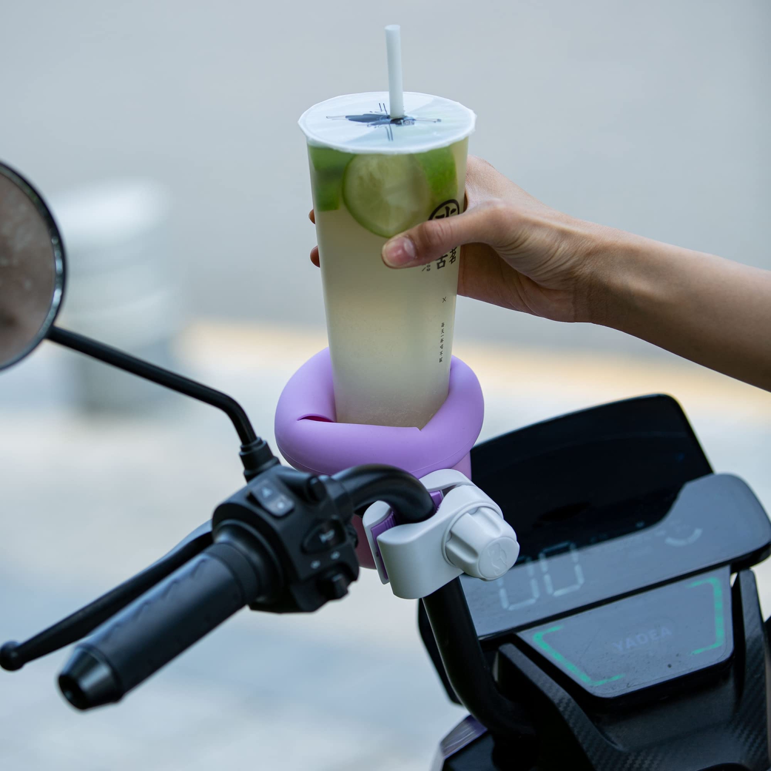 Universal Cup Holder,Mega Strength Adjustable Clamp for Cup Holder for Baby Stroller,Bike,Motorcycle,Wheelchair,Walker,360 Degrees Rotation Drink