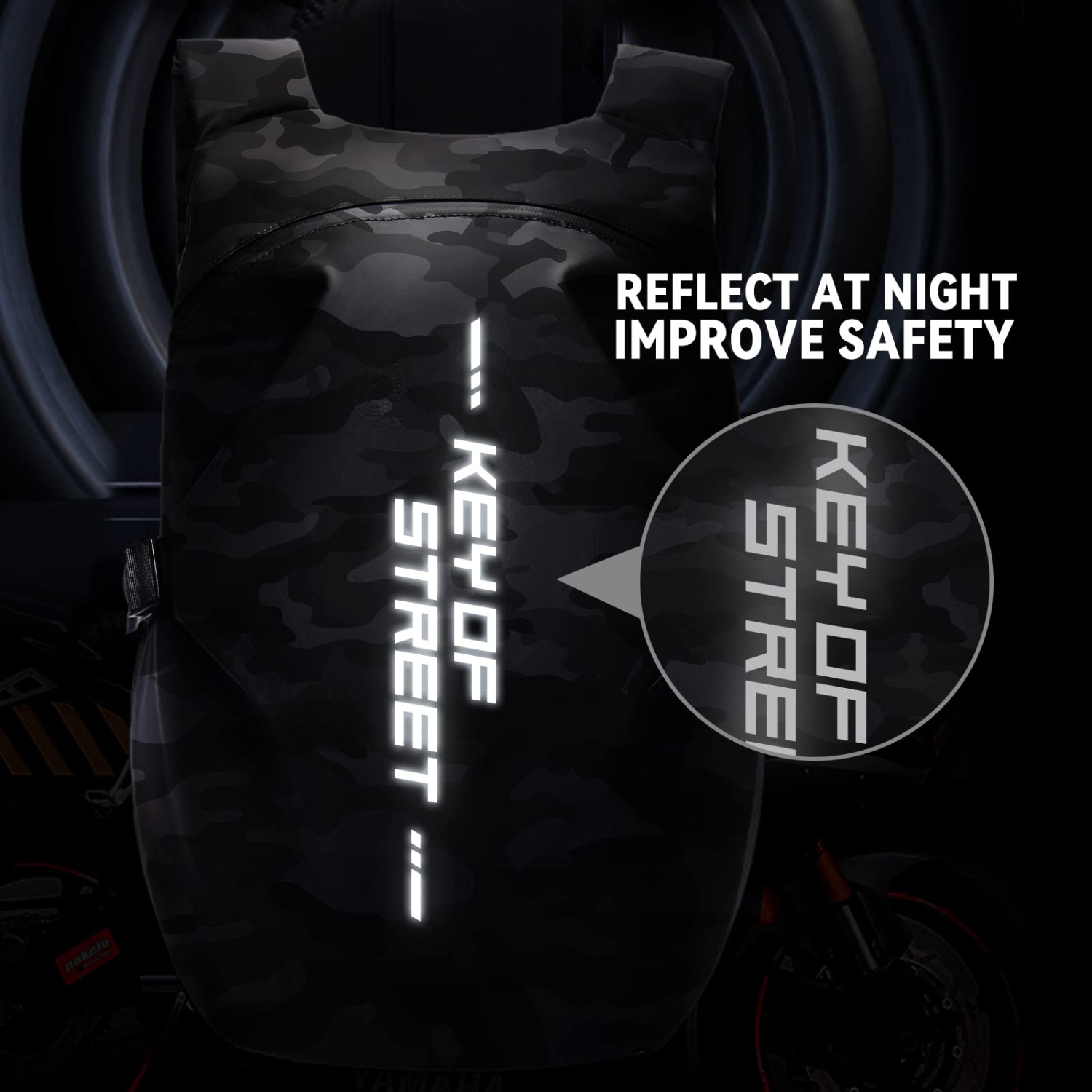 Sacs à dos de moto pour hommes Sac à dos étanche pour casque, accessoires de moto, sacs pour portable, sacs à dos de voyage sacs d'école