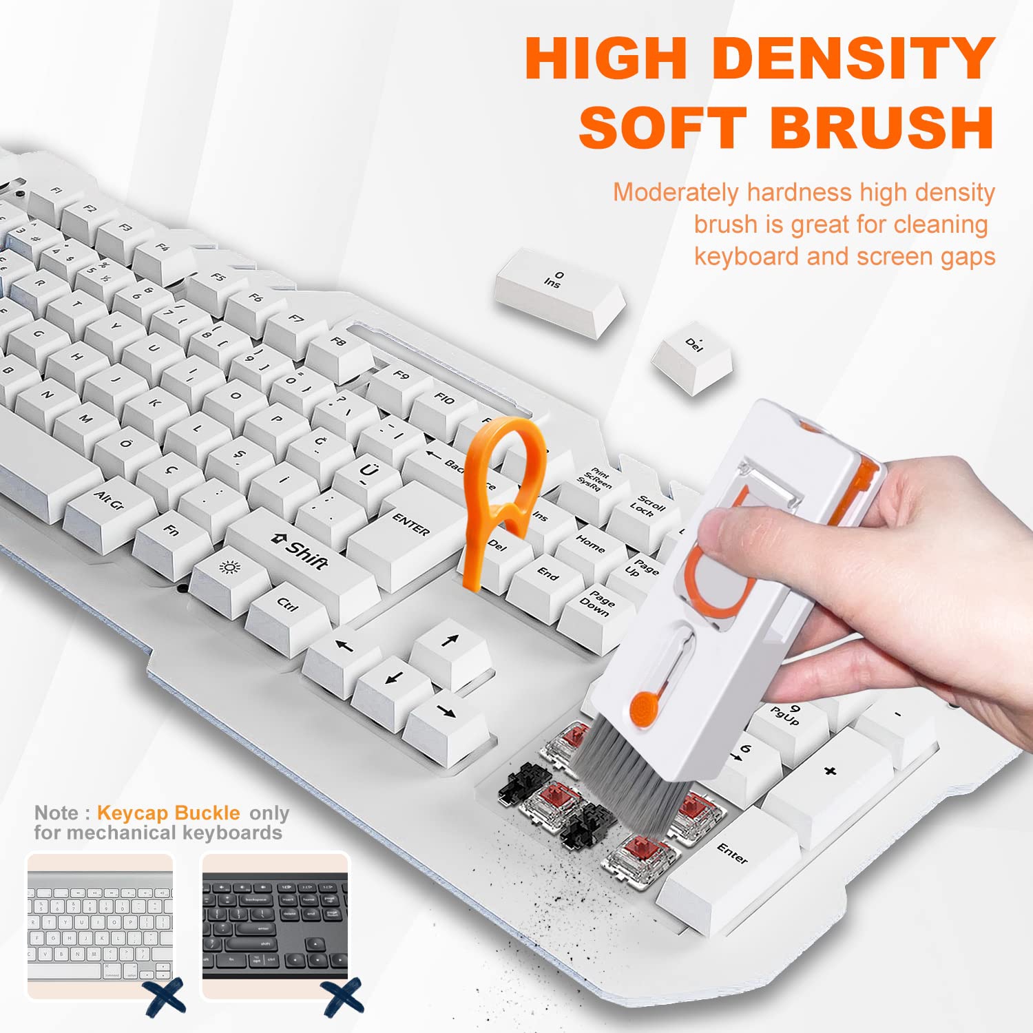 11 in 1 Electronic Cleaner Kit, Keyboard Cleaner Kit, Cleaning Pen for Airpods Pro, Screen Cleaner, Multifunctional Cleaning Kits Fit for Keyboards,