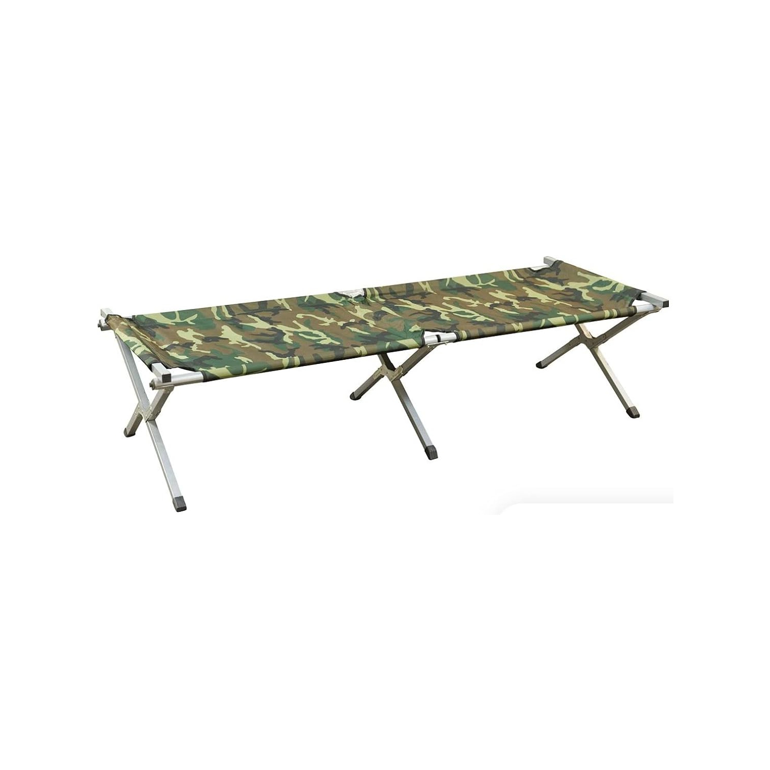 GRIZLY EXTÉRIEUR 35936 – COT CAMO CAMO à cadre en acier avec sac de transport CAMO, capacité de 330 lb, cadre en acier