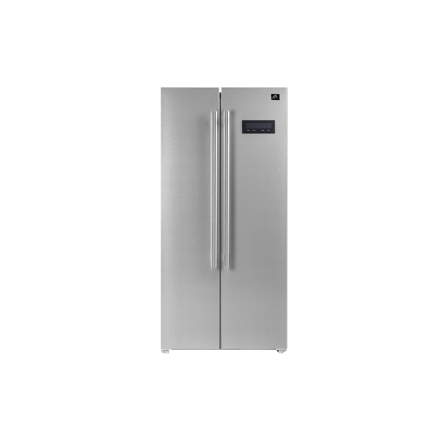 Forno Salerno 33-inch Side-by-Side 15.6 Cu.Ft. Stainless Steel Refrigerator
