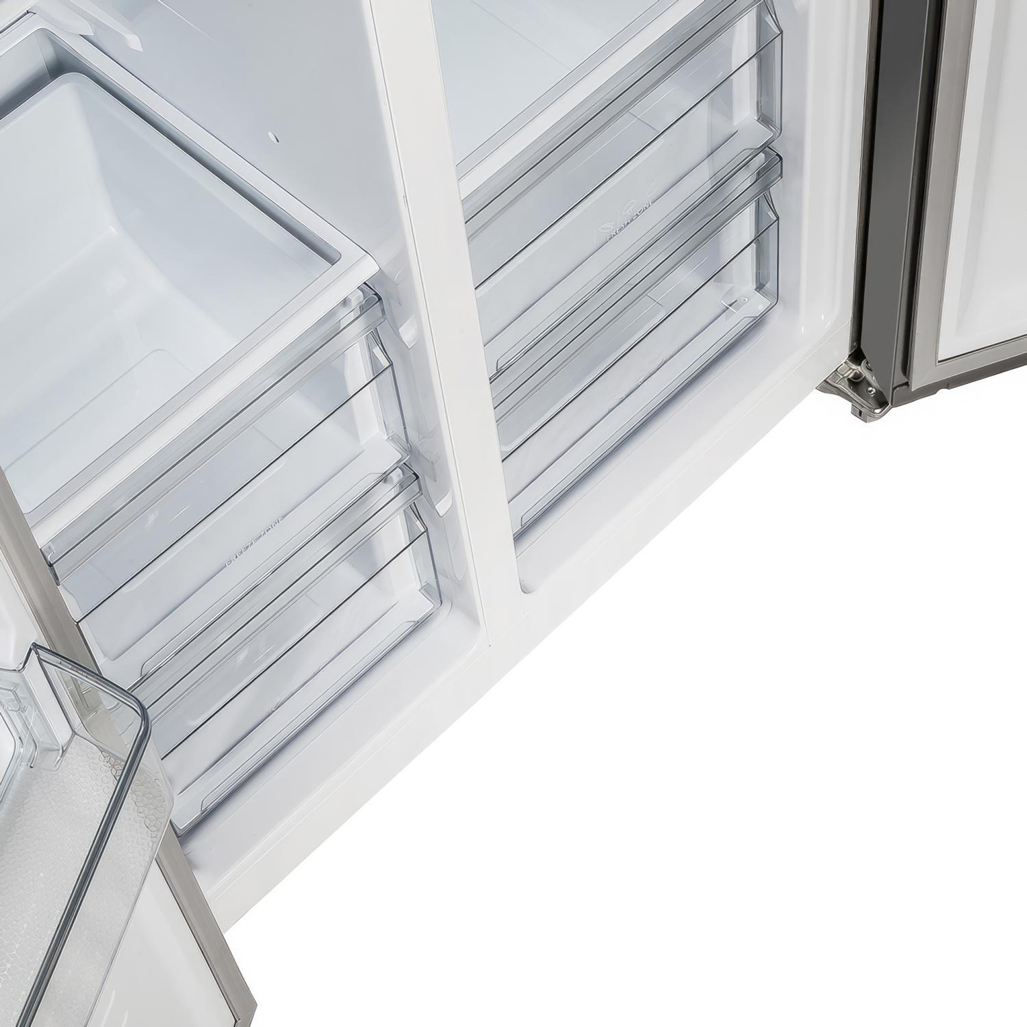 Forno Salerno 33-inch Side-by-Side 15.6 Cu.Ft. Stainless Steel Refrigerator