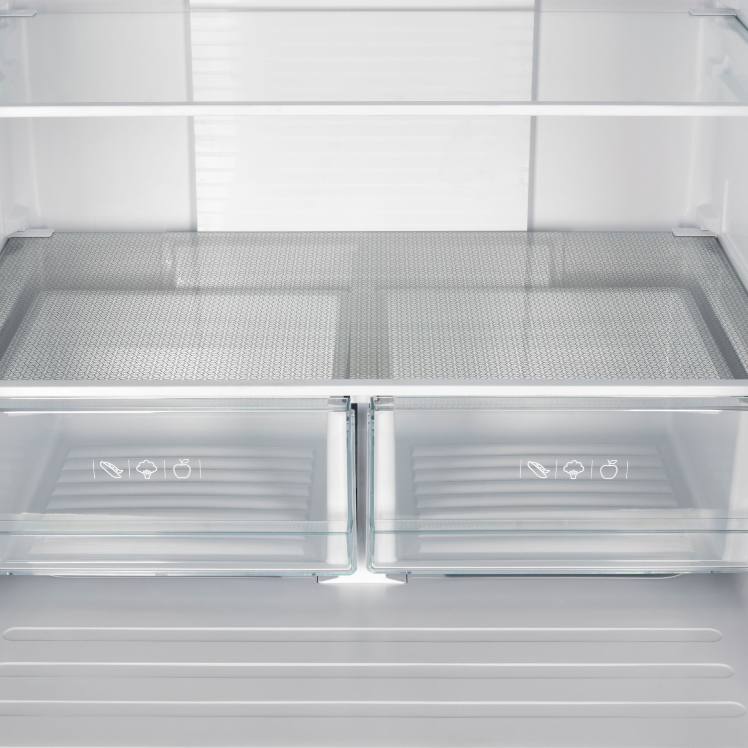 Forno Rizzuto 31-inch French Door Refrigerator/Freezer - VCM Stainless Steel, 17.5 Cu.Ft. with No Frost Technology and Ice Maker