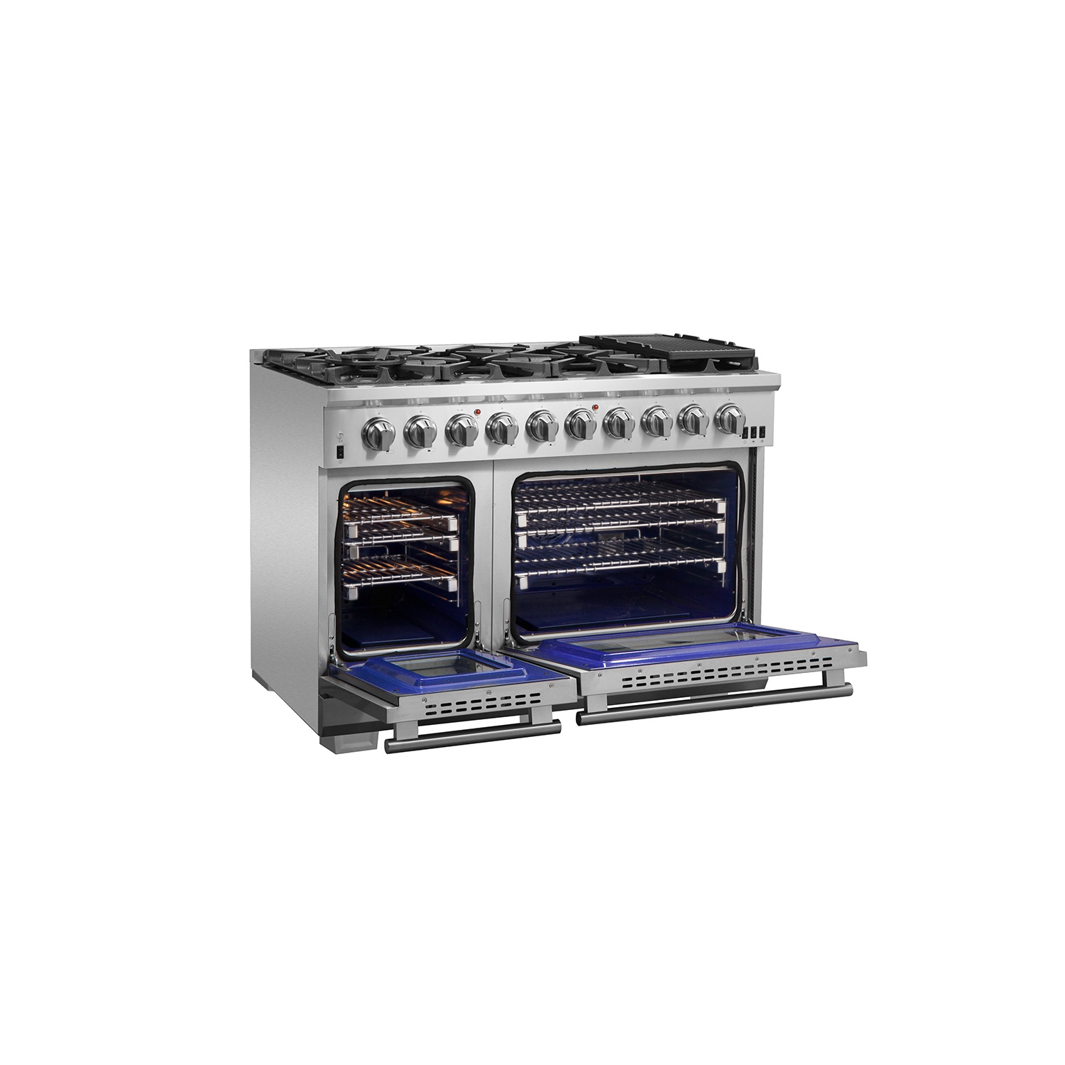 Cuisinière au gaz autonome de 48&nbsp;po Capriasca de Forno