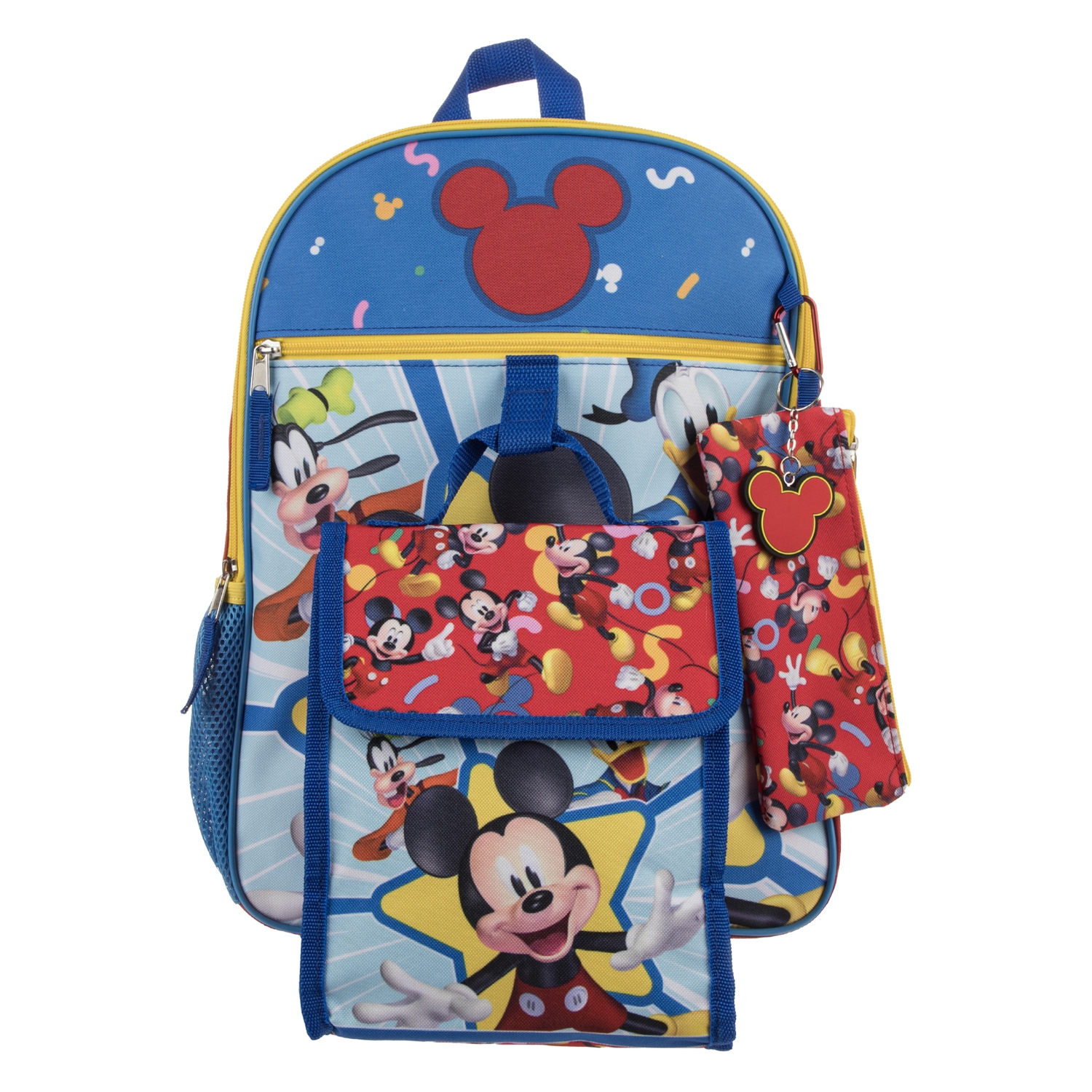Sac à dos Mickey Mouse Characters de 5 pièces pour enfants de 16 po