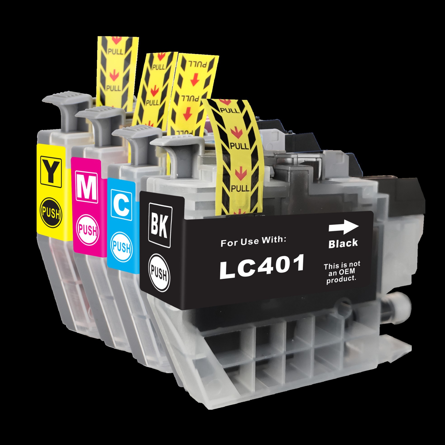 TONER4U 1 Set High Yield Compatible LC401XL Ink Cartridge for Brother LC401XL, MFC-J1010DW, MFC-J1012DW, MFC-J1170DW