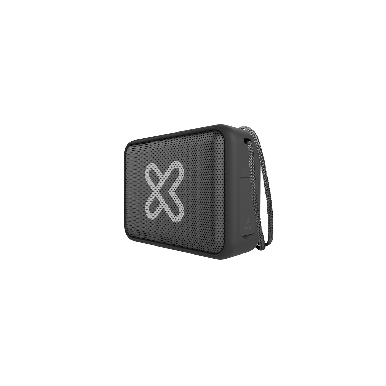 Haut-parleur portatif sans fil Bluetooth IPX7 KBS-025GR Nitro de Klixtrême - Gris
