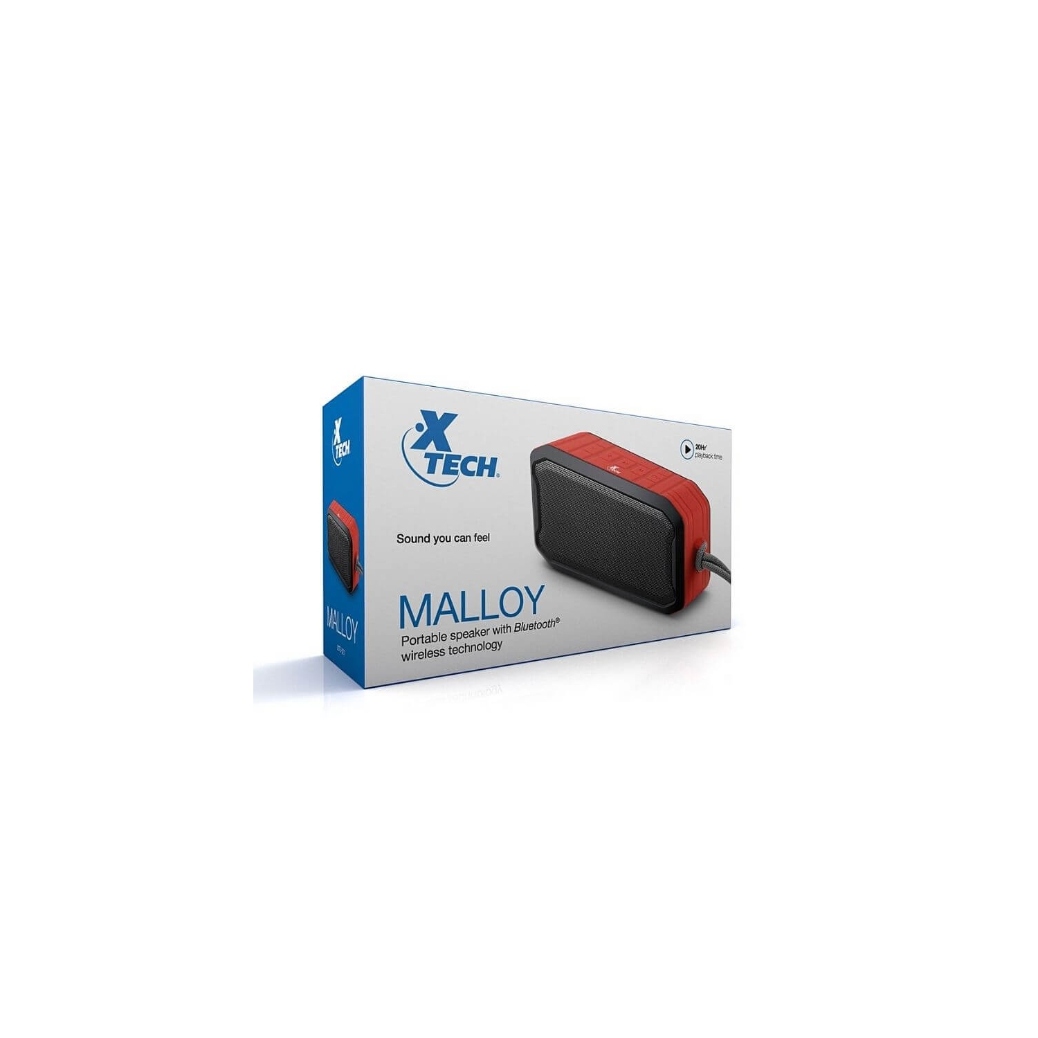 Haut-parleur portatif sans fil Bluetooth 2,0 canaux XTS-621 Malloy de Xtech avec cote IPX6