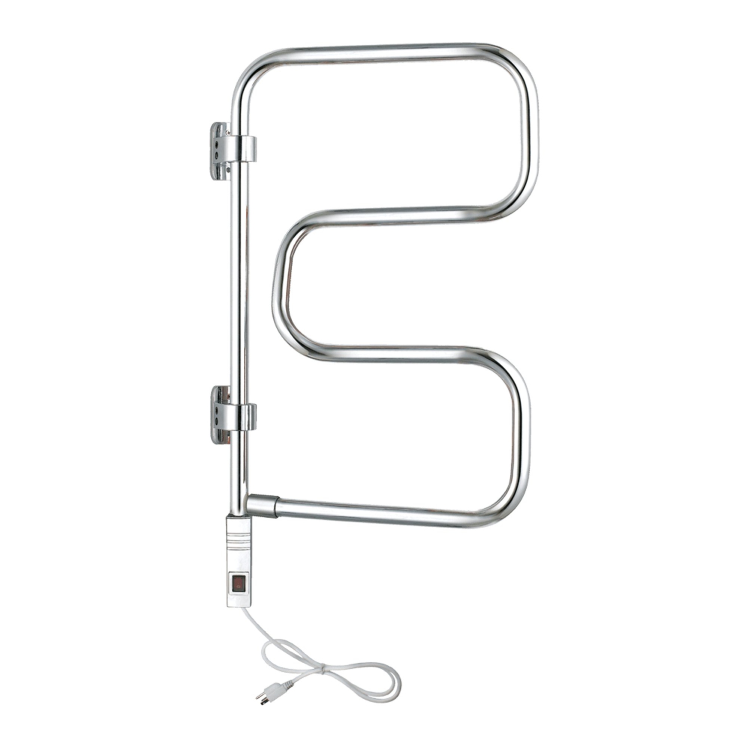 WarmlyYours Elements Electric Towel Warmer 16.3"W x 28.5"H x 3.5"D Polished Plug-in