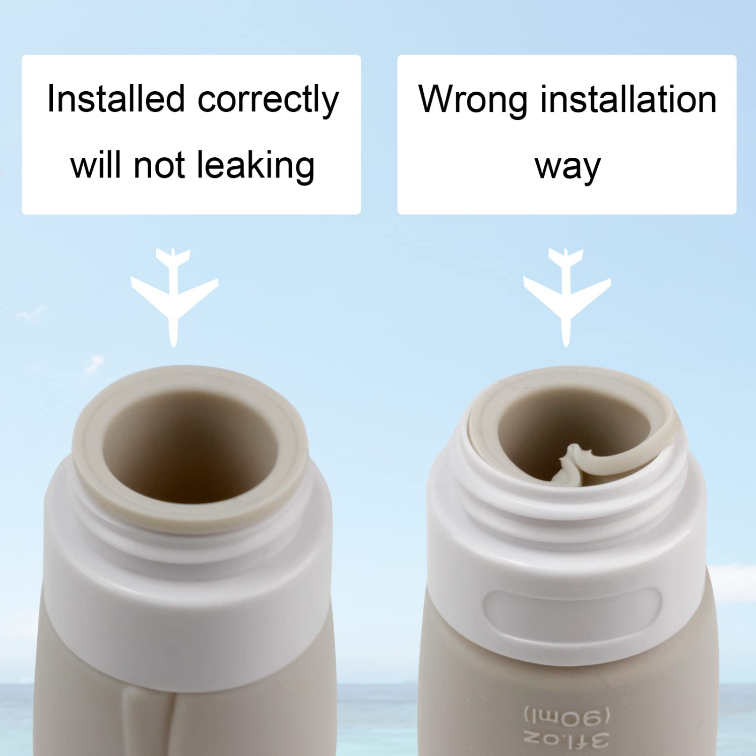 Bouteilles de voyage pour les articles de toilette 15 pièces avec sac de voyage bouteilles de voyage, articles de voyage essentiels, accessoires de