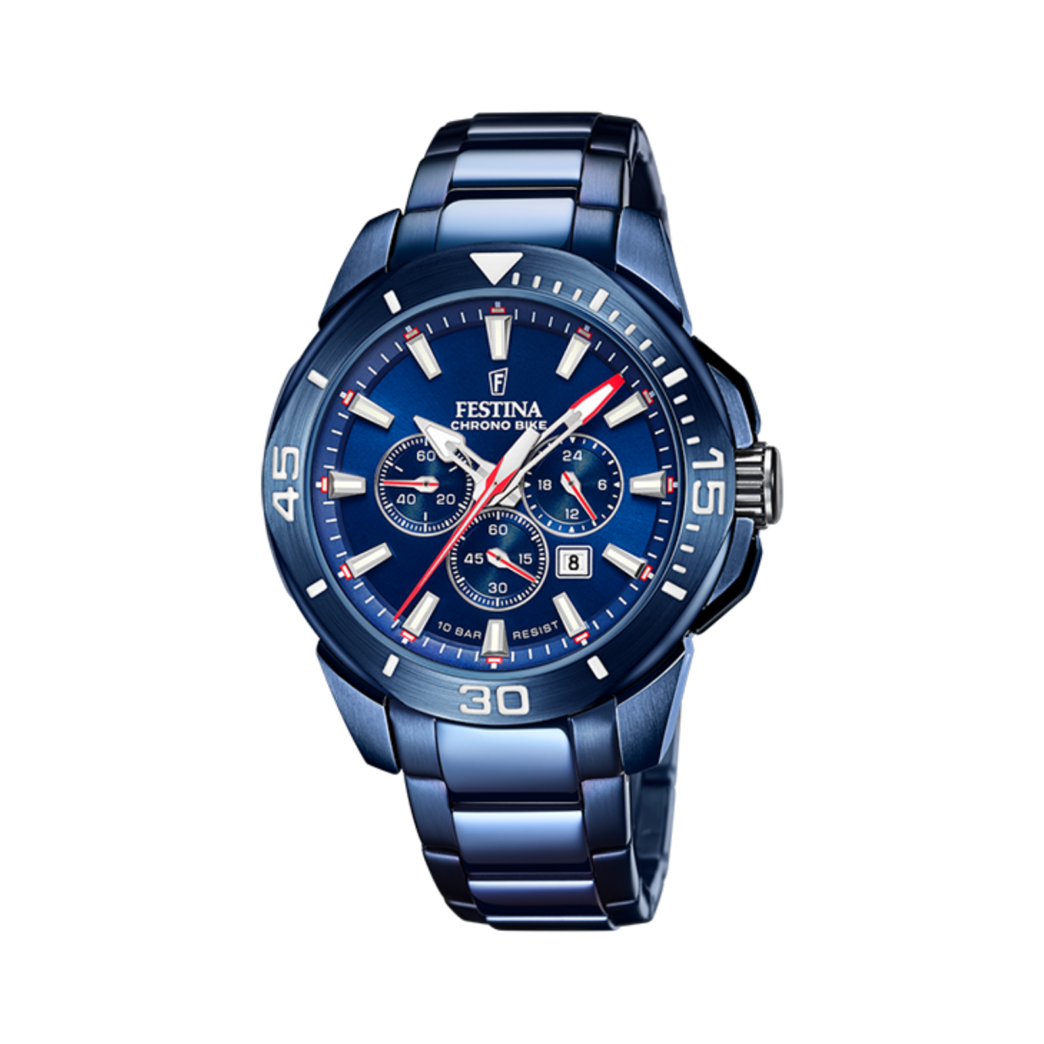 Montre sport Festina Chrono Bike en bleu