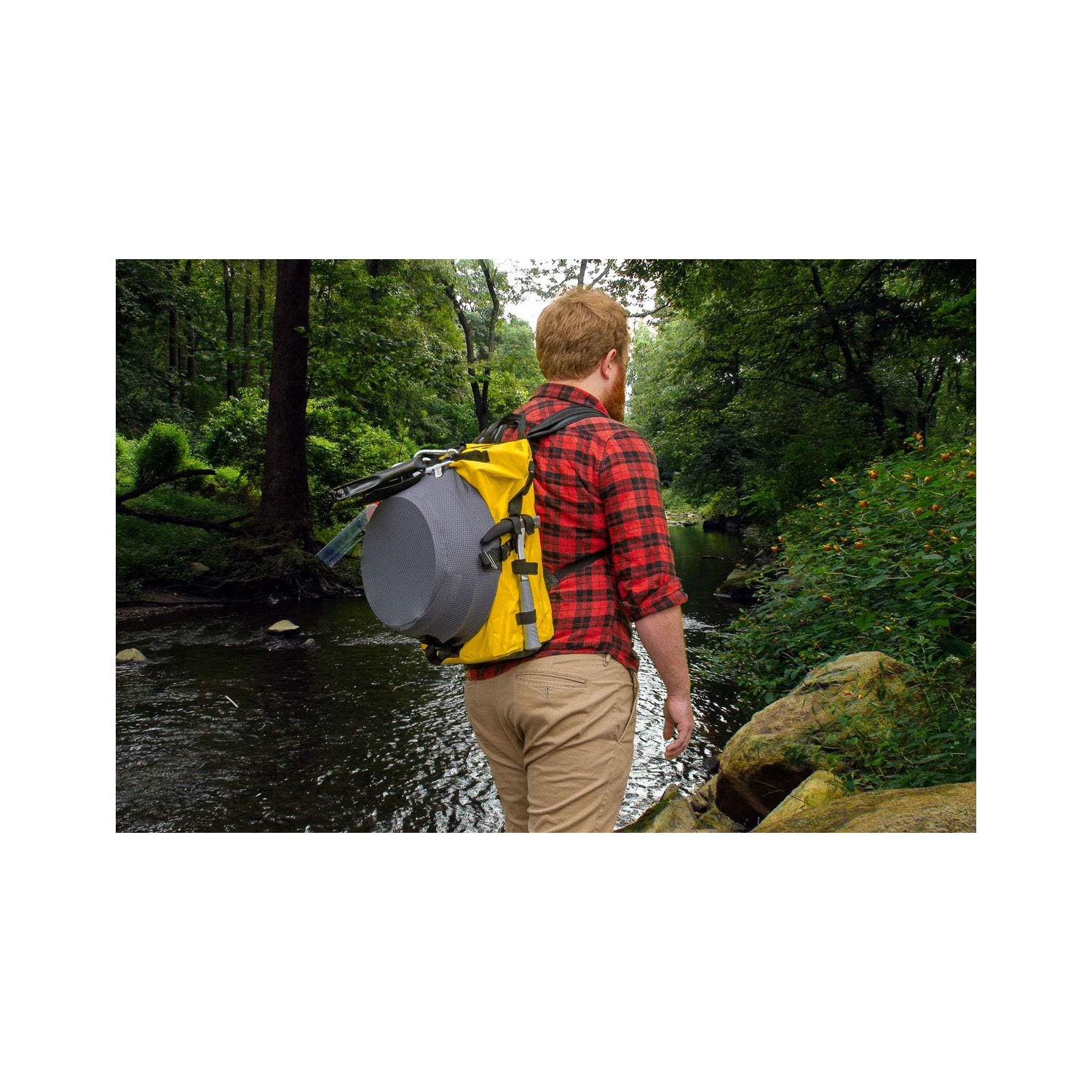 3Pc Set- Waterproof Gold Panning Backpack Kit, Includes-Waterproof Backpack, Sluice Box Neoprene Bag & Mesh Gold Pan Bag. You Are Buying Backpack