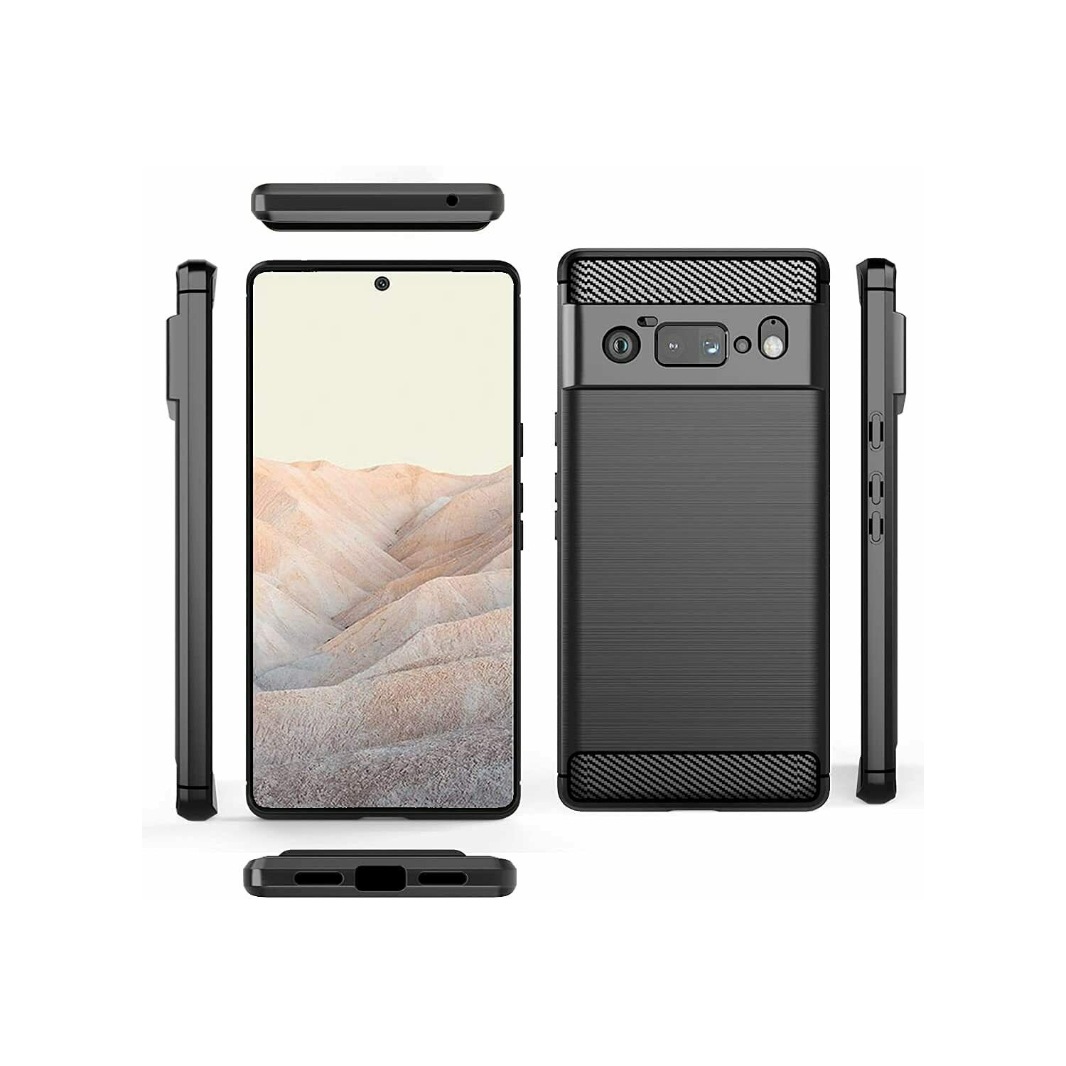 Étui SuperShield pour Pixel 6 Pro de Google, étui antichoc souple en silicone pour Pixel 6 Pro de Google