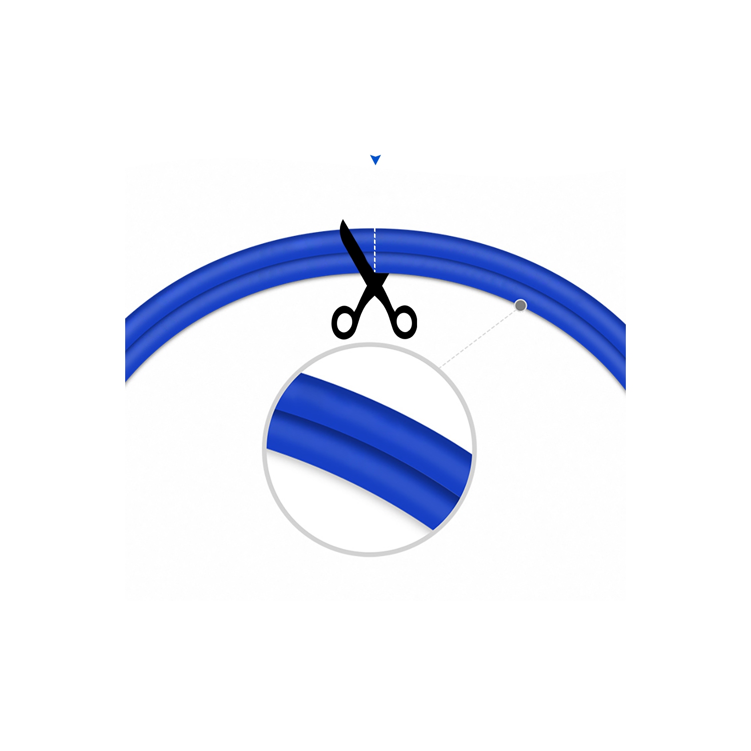 Blue – Câble Ethernet en vrac Cat5e 1000ft, 24AWG pi de câble solide UTP CCA, en vrac, conforme au mur