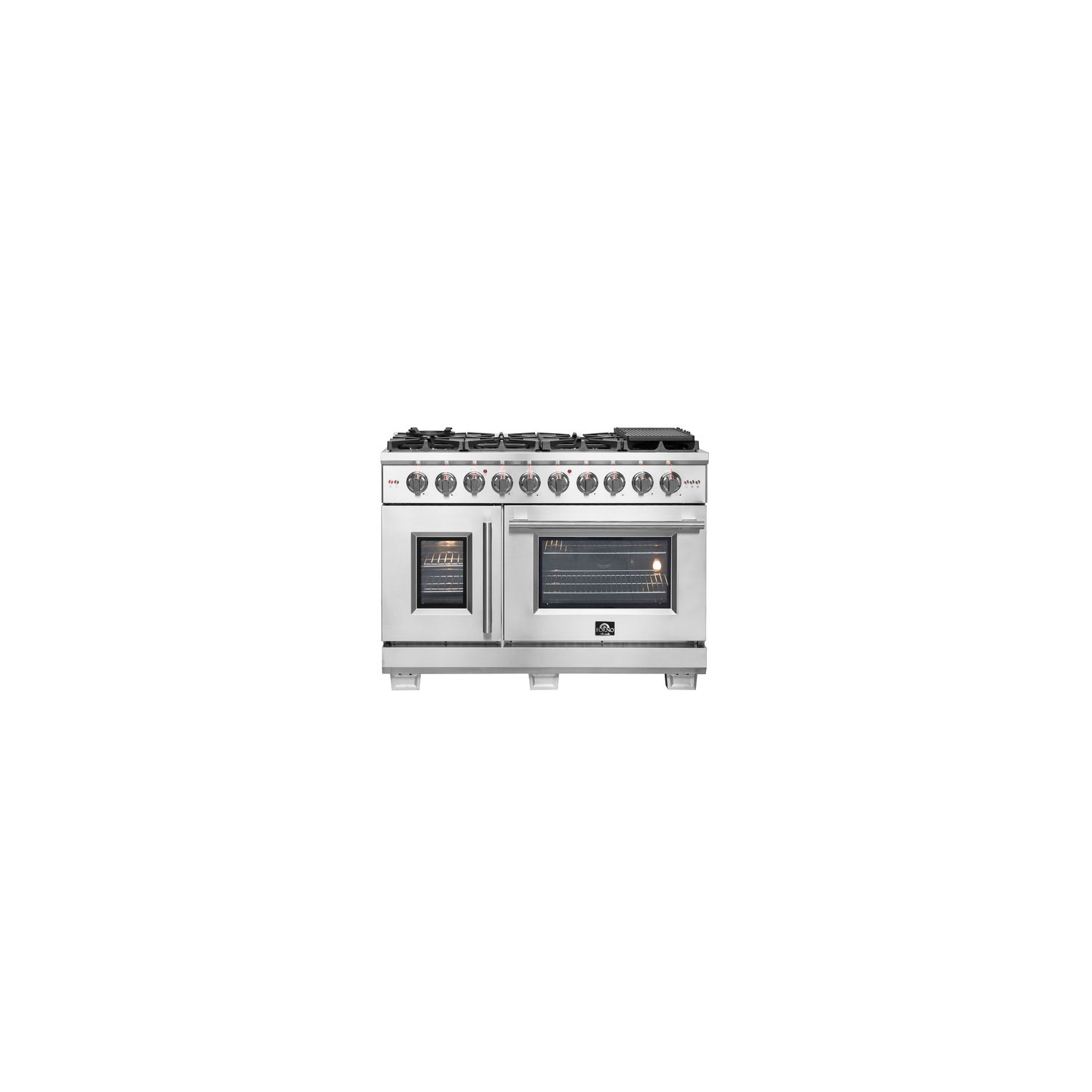 Forno Capriasca 48-inch Freestanding French Door Gas Range