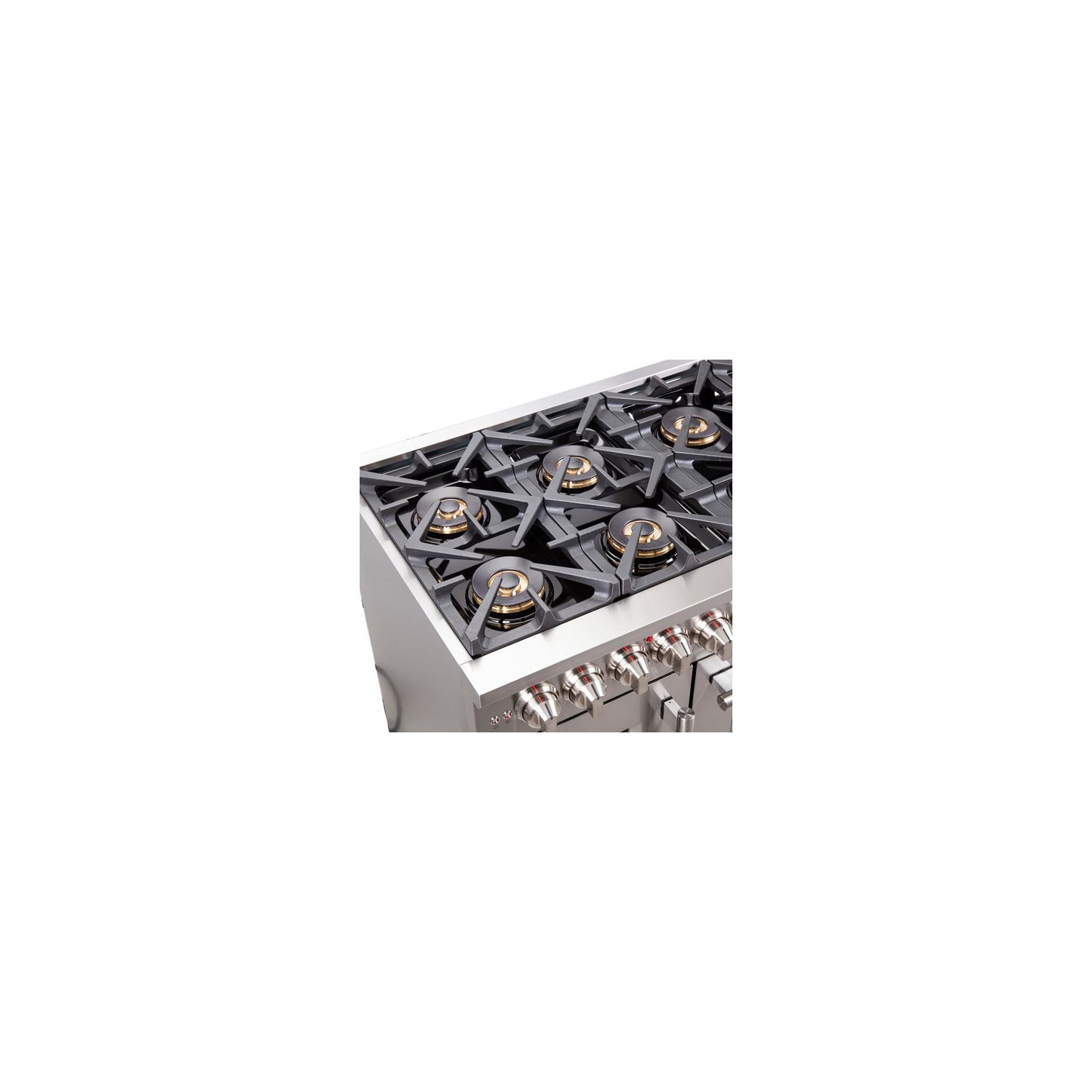 Cuisinière biénergie autonome à deux portes de 48&nbsp;po Capriasca de Forno