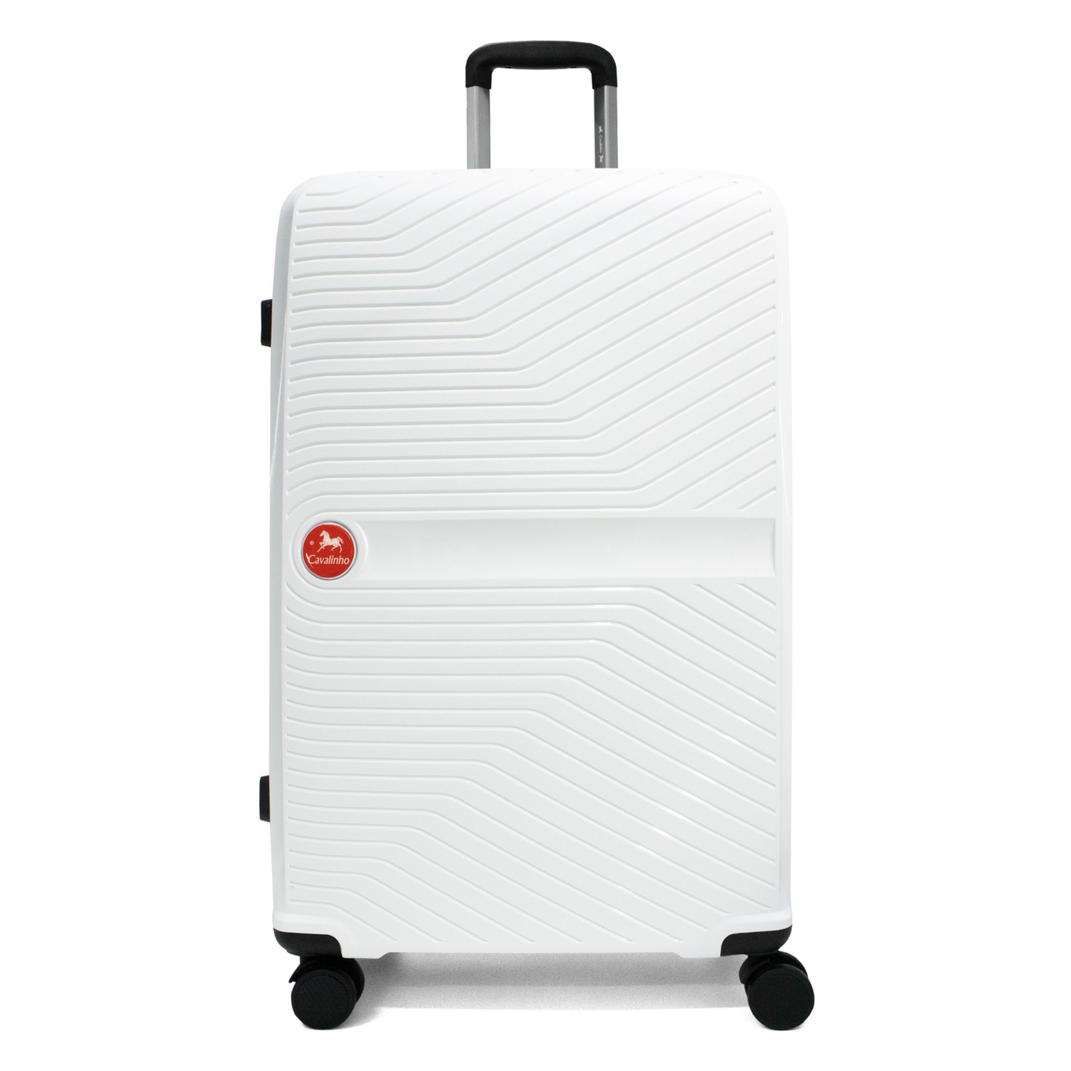 Valise rigide à enregistrer colorée 28 po Cavalinho - Blanc