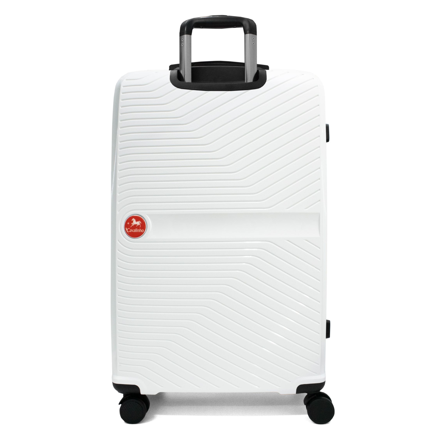 Valise rigide à enregistrer colorée 28 po Cavalinho - Blanc