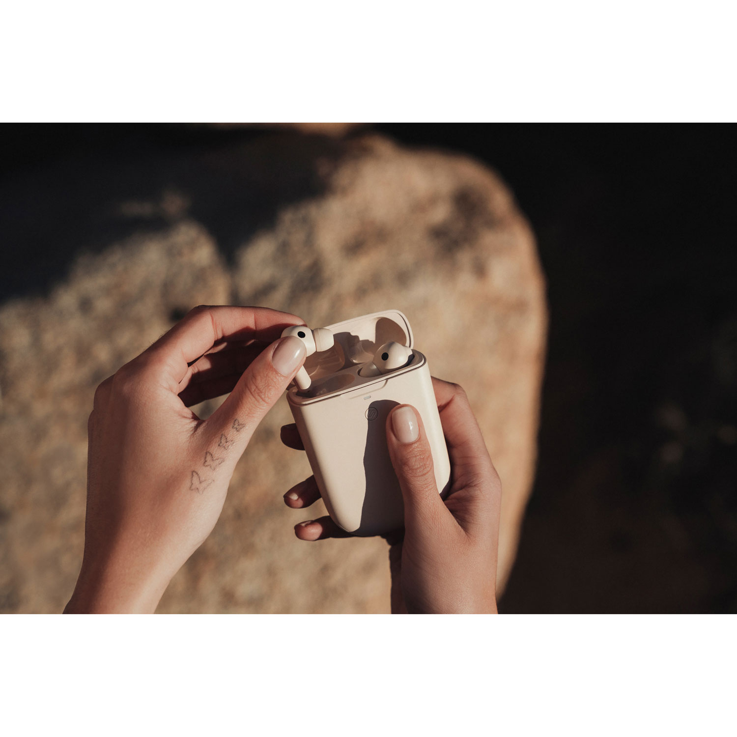 Écouteurs boutons 100 % sans fil Phoenix d'Urbanista - Rose du désert