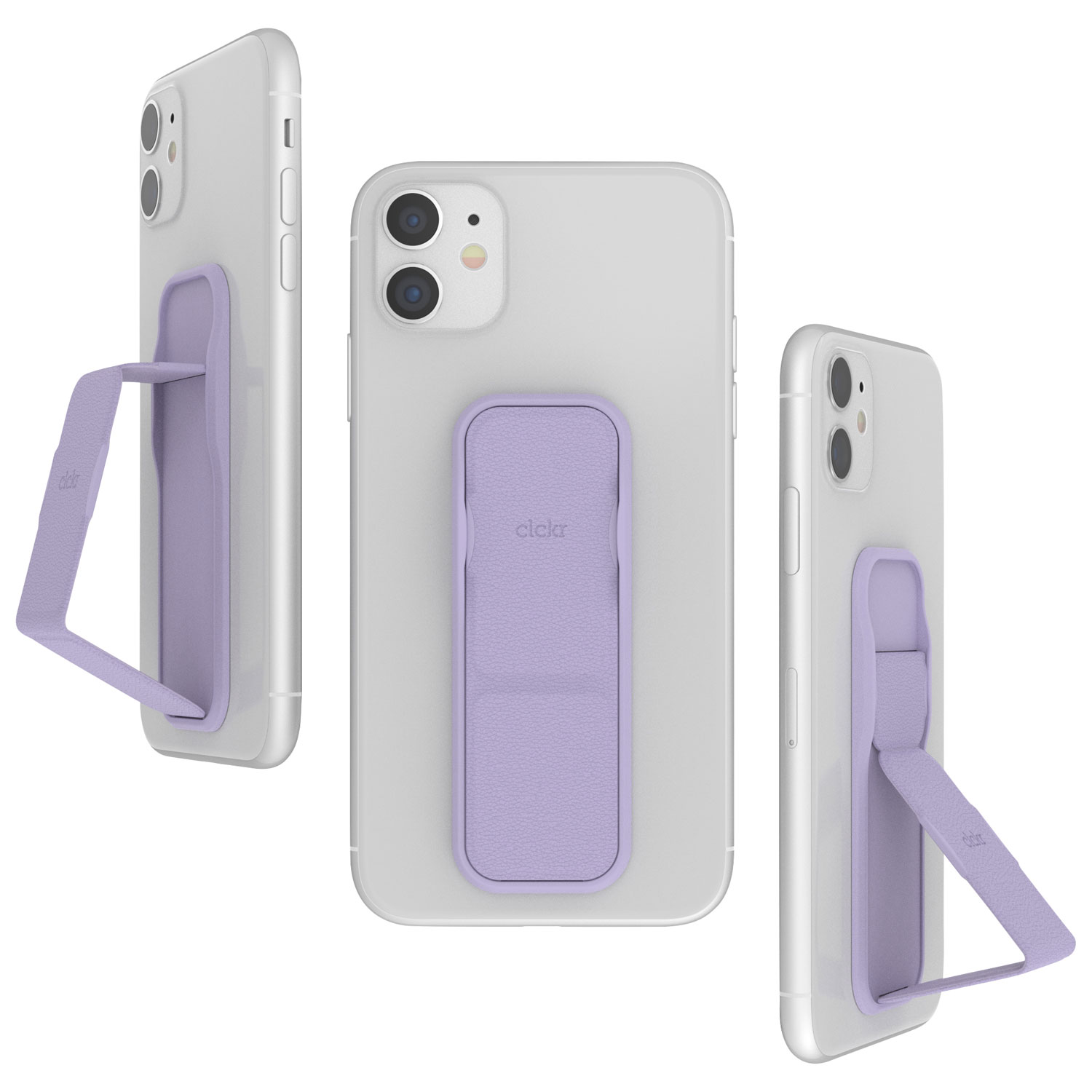 Prise à support universelle de CLCKR pour cellulaire - Lilas