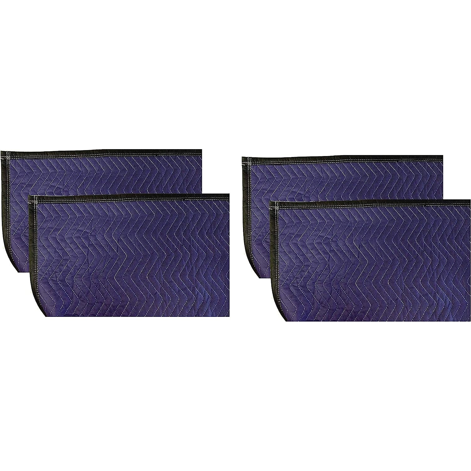 (4 Pack) 72" X 80" Moving Blanket Pads 2 KG each