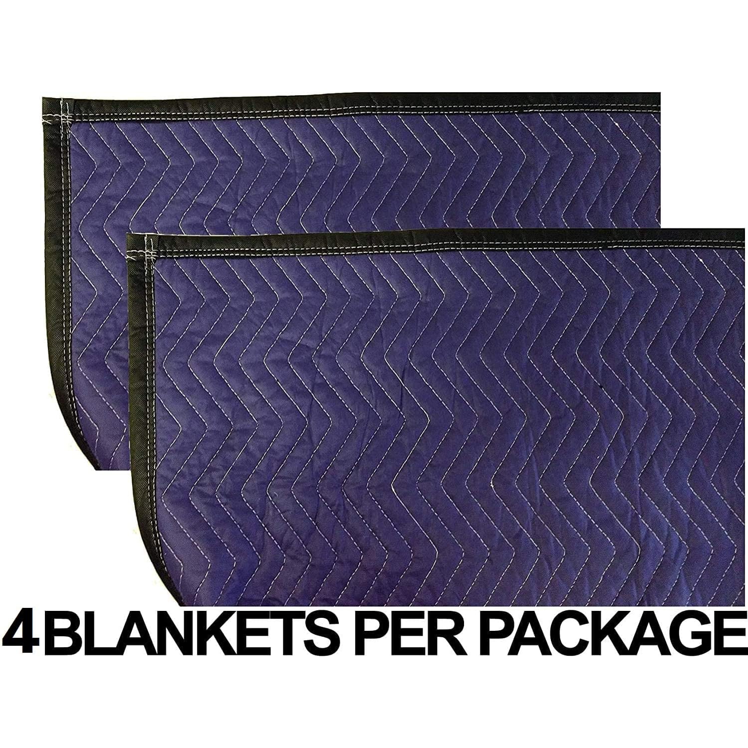 (4 Pack) 72" X 80" Moving Blanket Pads 2 KG each