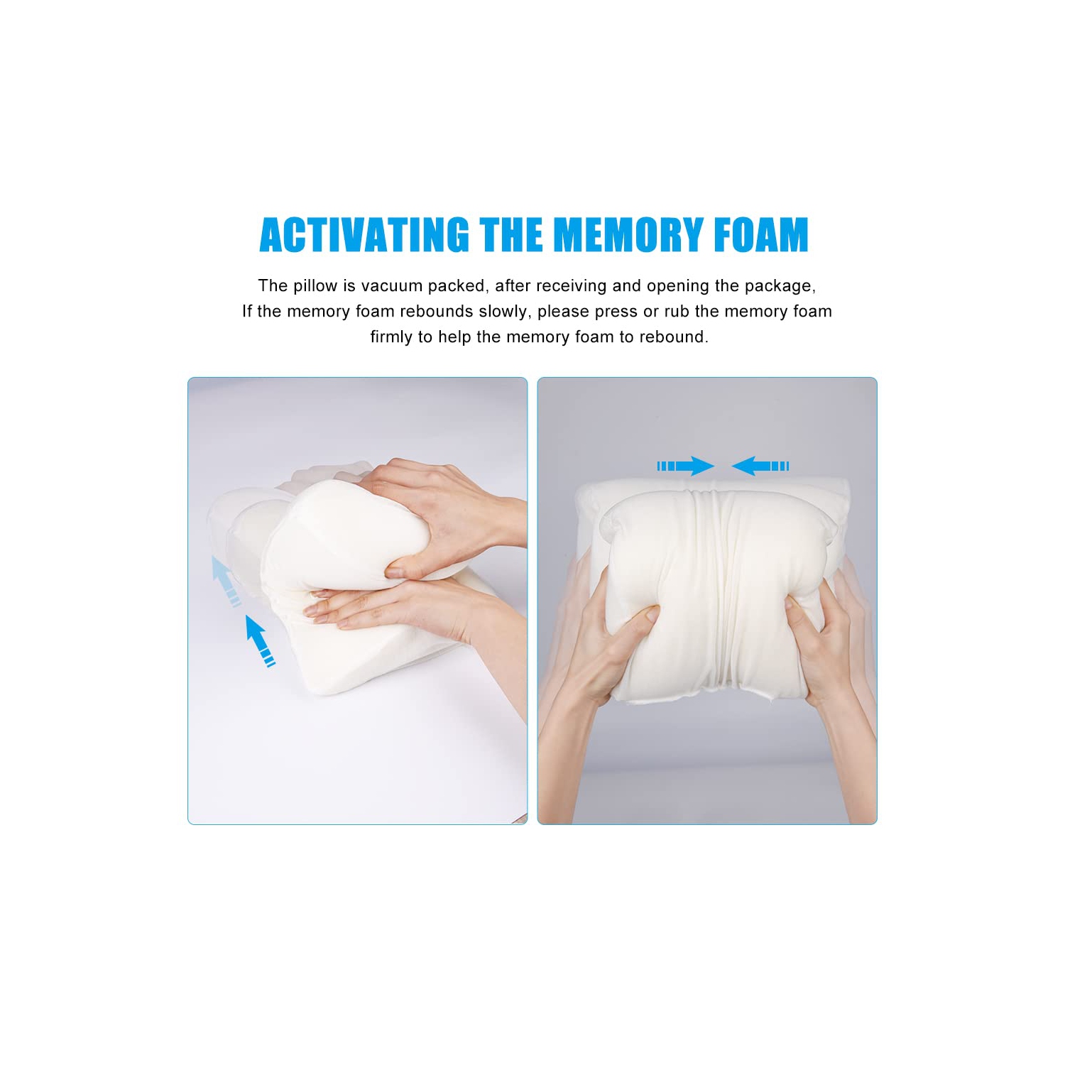 Memory Foam Car Neck Pillow Soft Leather Headrest for Driving Home Office Black