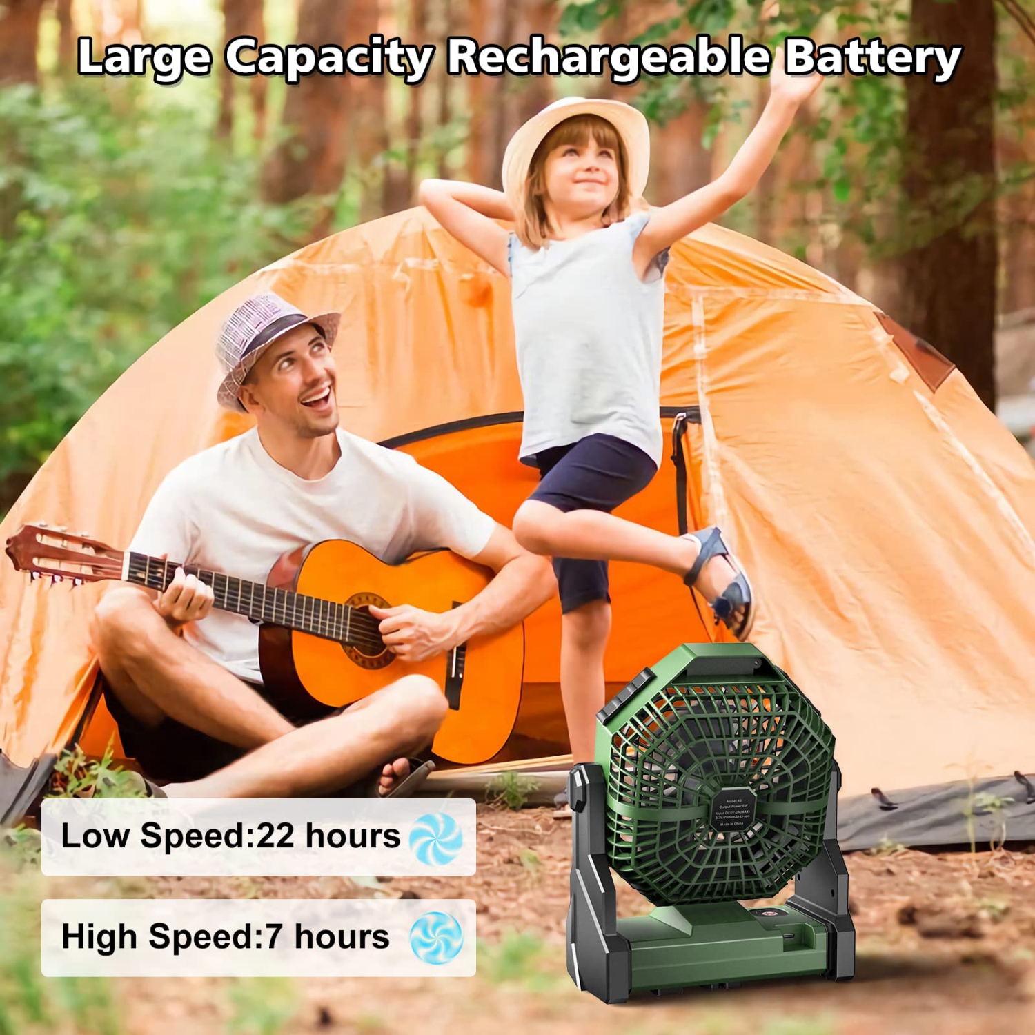 best battery tent fan