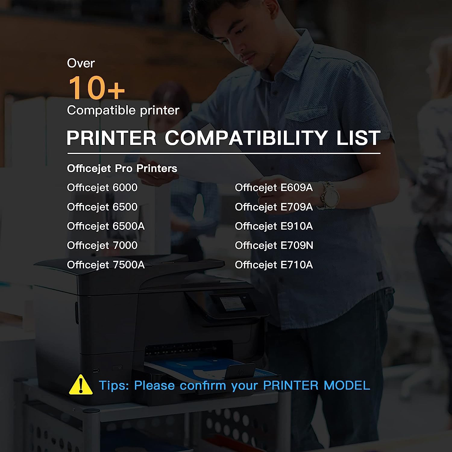 1 Ensemble de remplacement compatible avec la cartouche d'encre HP 920 XL à haut rendement 920XL pour imprimante HP OfficeJet 6000 6500 6500A 6500A