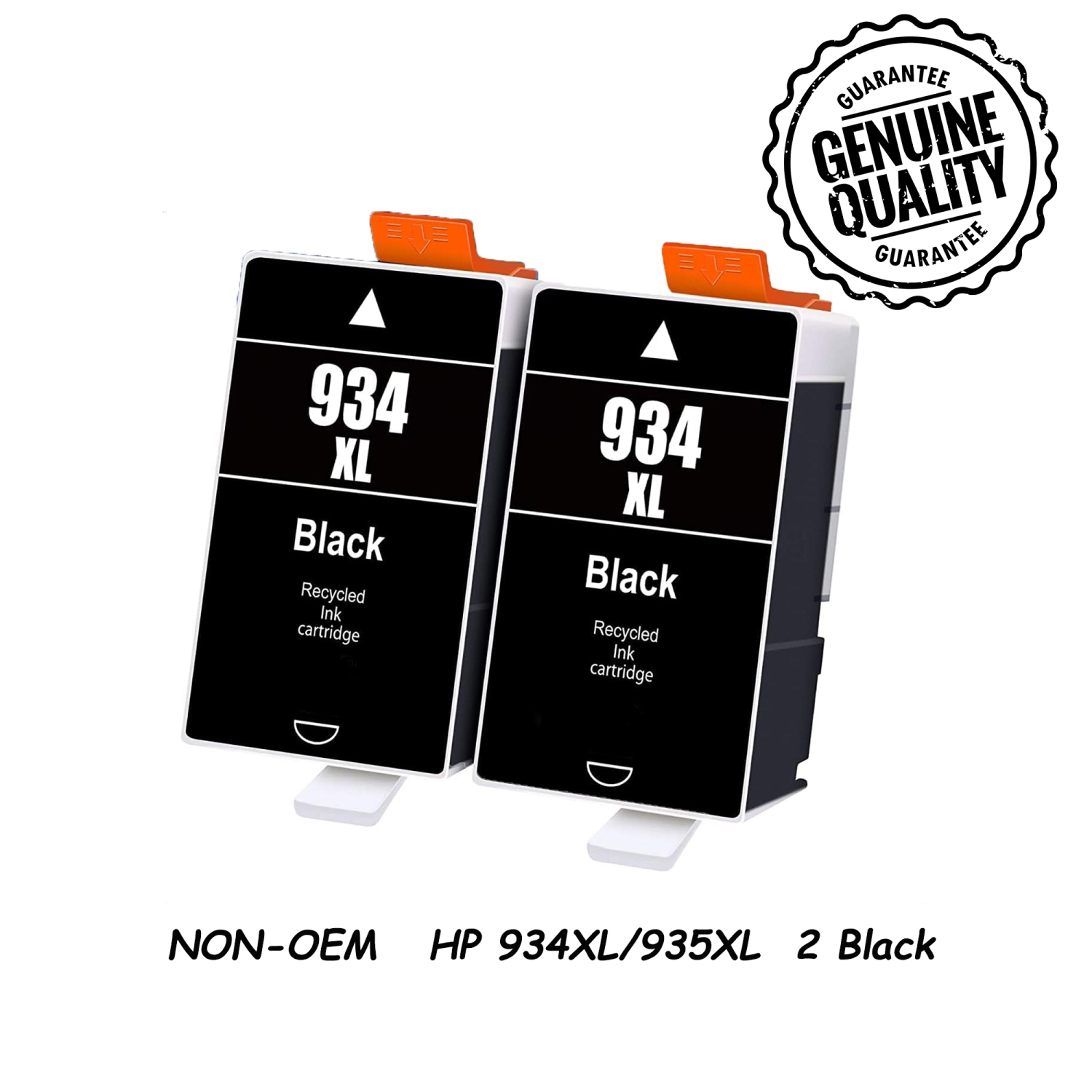 2 Black Compatible Replacement for HP 934XL / 935XL Ink Cartridge hp 934 935 High Yield for HP Printer OfficeJet 6812 6815 OfficeJet Pro 6230 6800