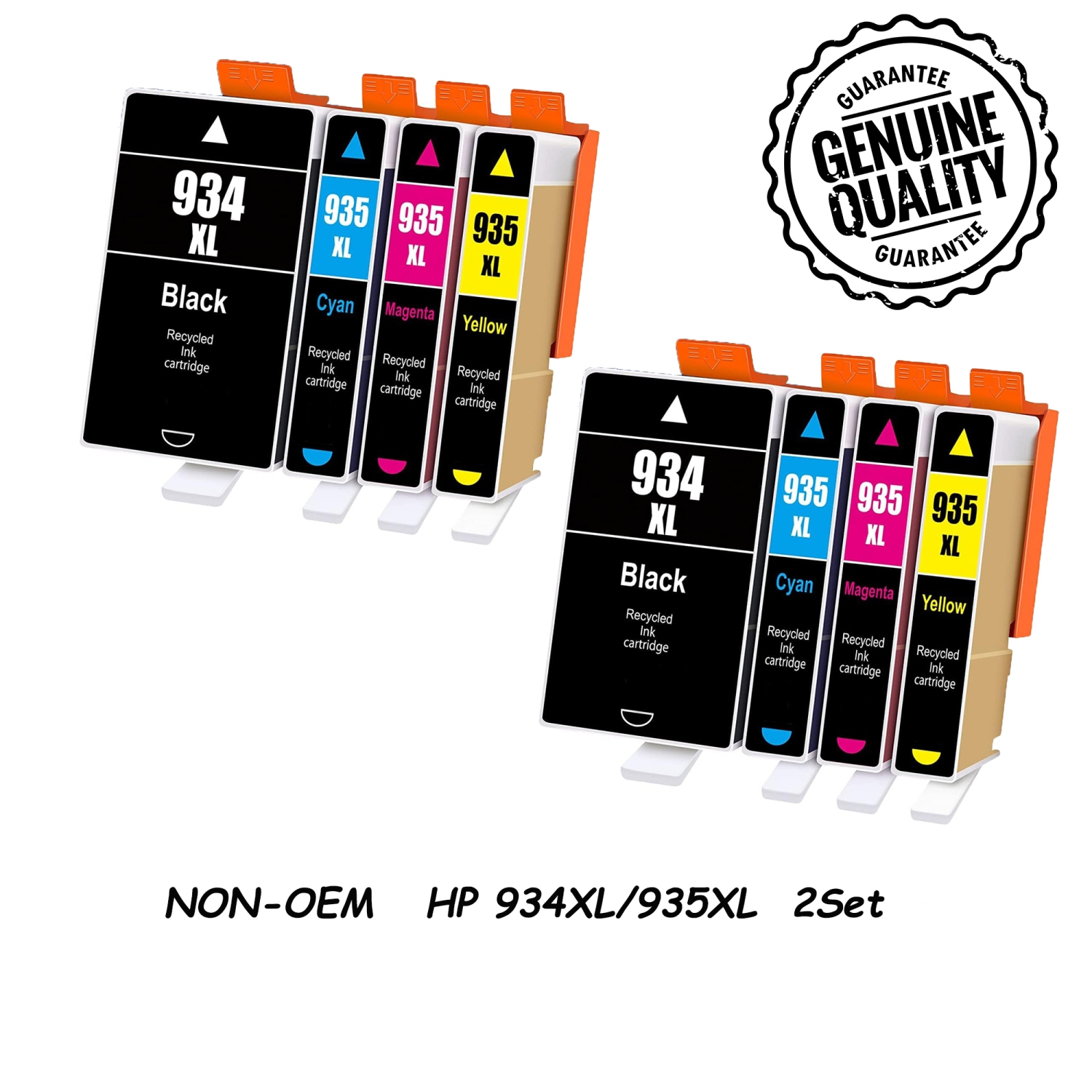 2 Set Compatible Replacement for HP 934XL / 935XL Ink Cartridge hp 934 935 High Yield for HP Printer OfficeJet 6812 6815 OfficeJet Pro 6230 6800 6830