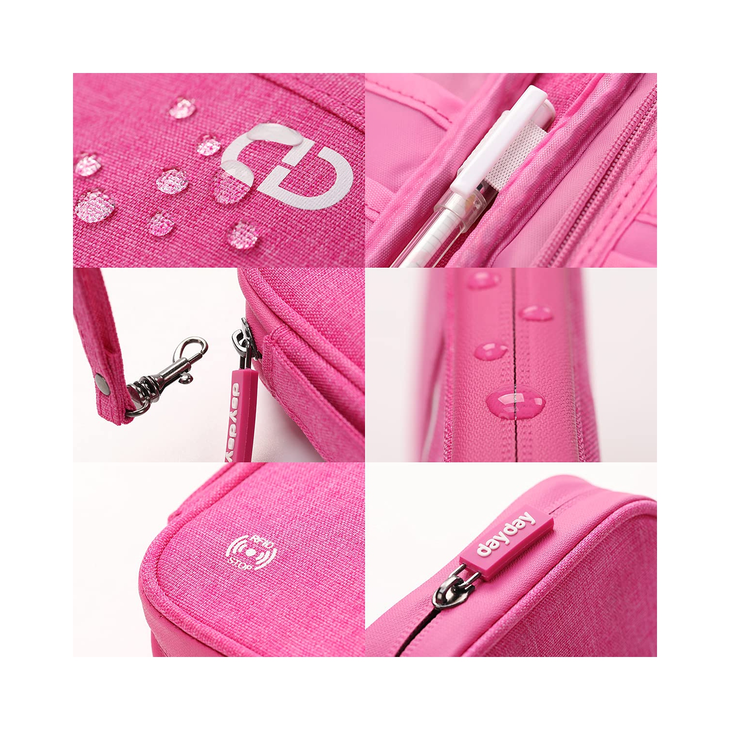 Travel Essentials Wallet for Flying Accessories Family Passport Holder Cover Case Organizer Pouch Bag with RFID Blocking Document Airplane Holiday |