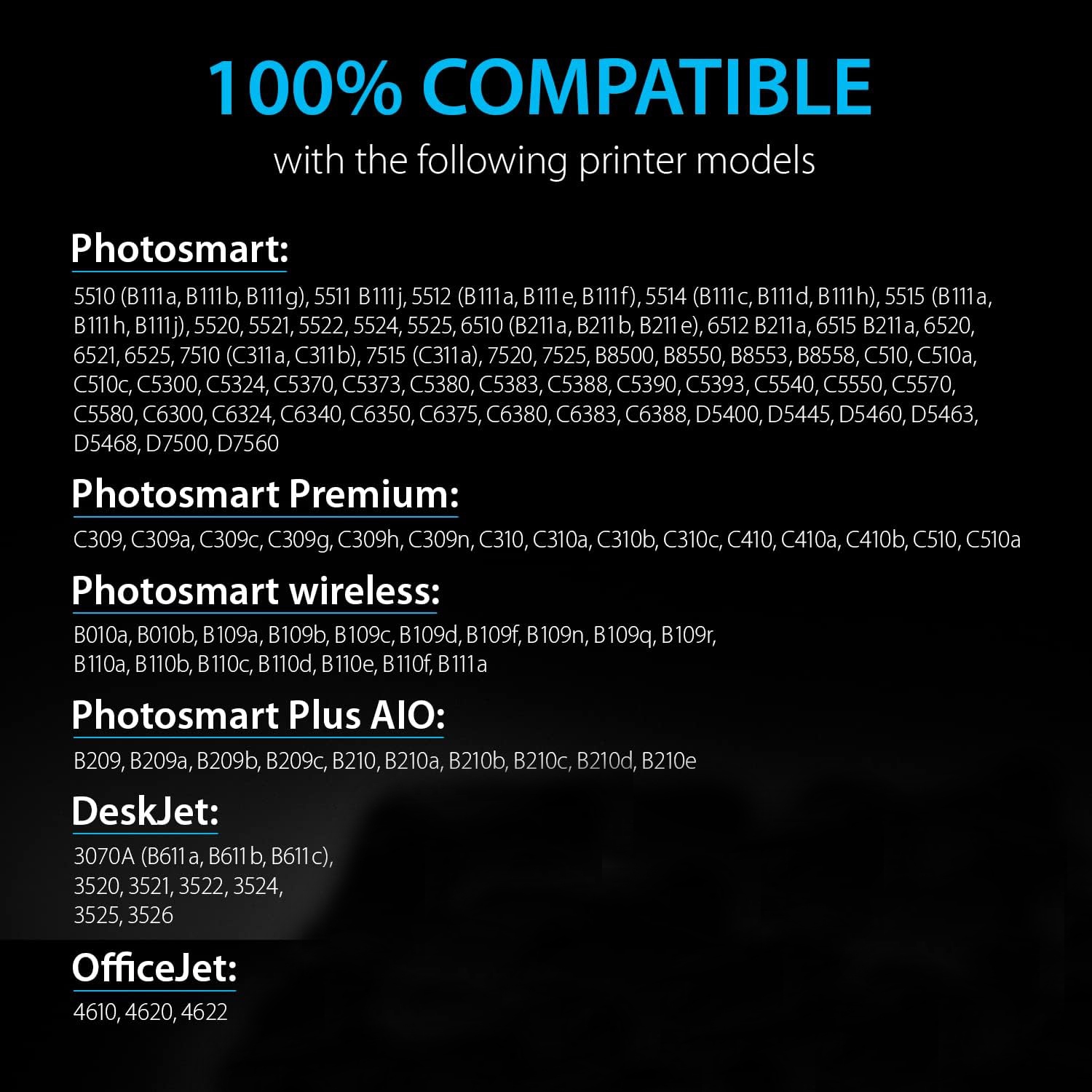 2 Set Compatible Replacement for HP 564 XL Ink Cartridge 564XL High Yield for HP 3520 3521 3522 3070A 4610 4620 4622 5510 5512 5515 5520 5522 5525