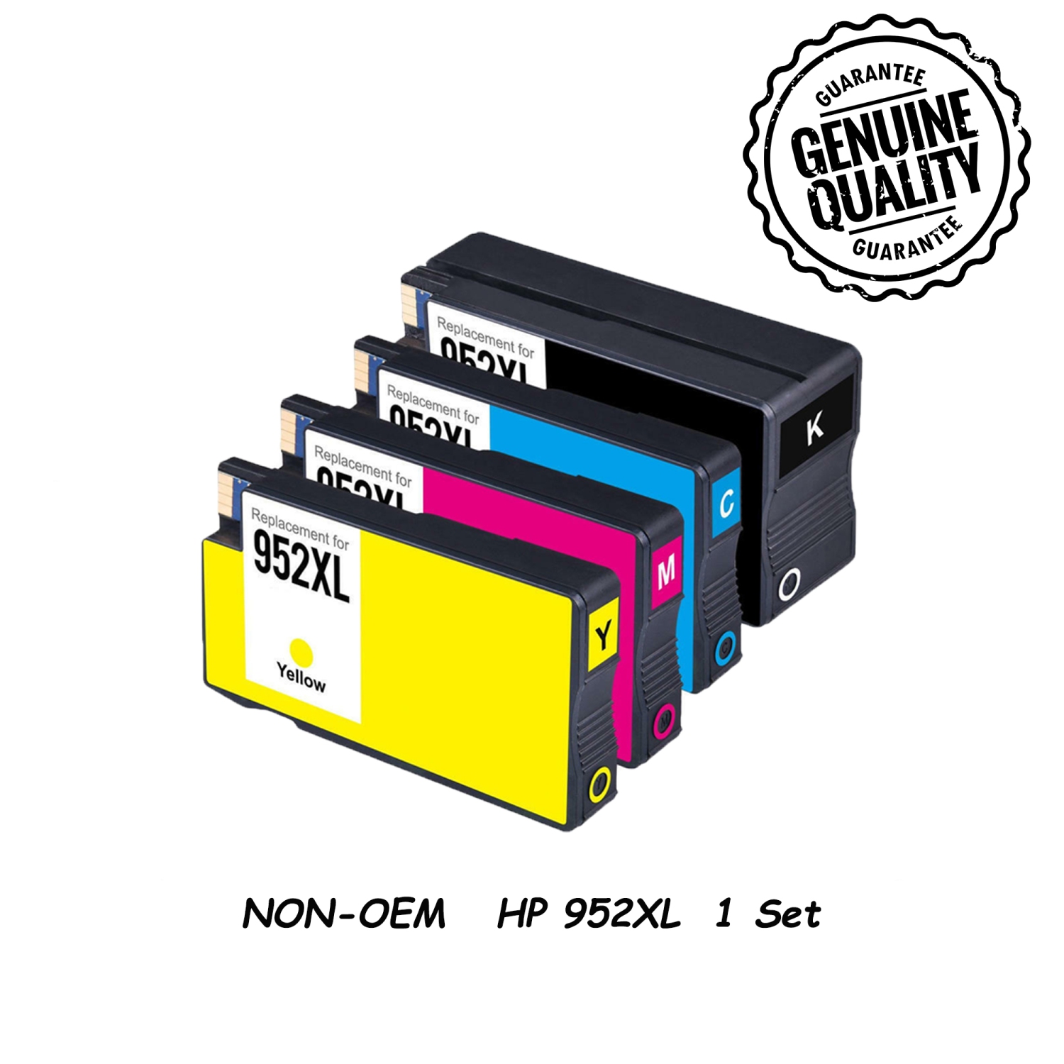 [New Chip] 1 Set Compatible HP 952 XL Ink Cartridges 952XL High Yield - HP OfficeJet 8702 7740 8715 8210 8216 7720 7730 7745 8730 8710 8727 8728 8720 8725 8719 8732M 8734